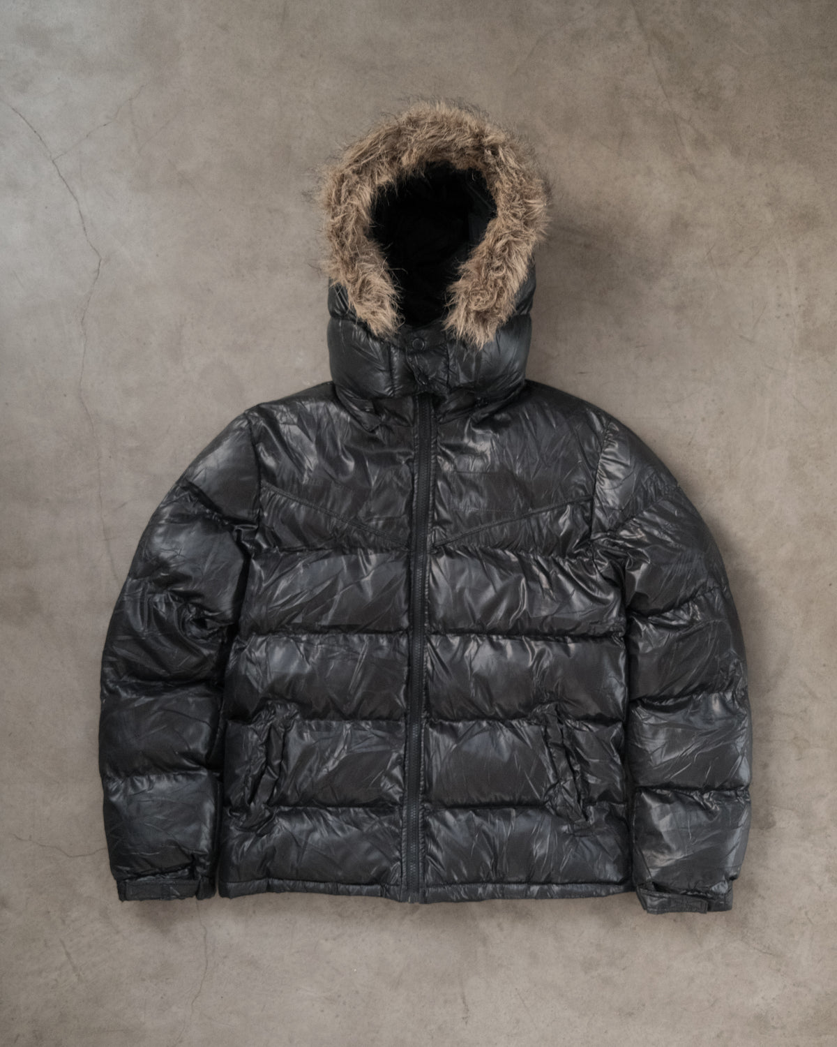 VINTAGE Puffer Hooded Jacket