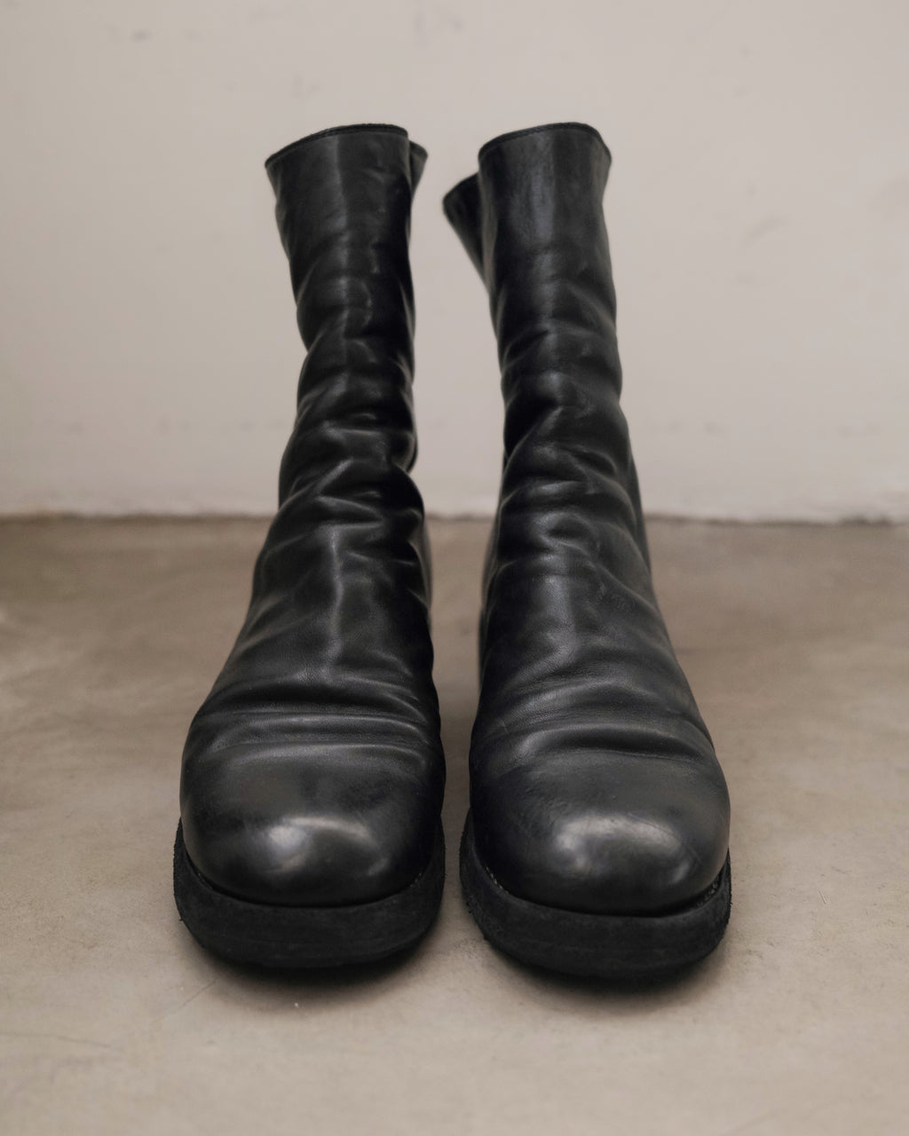 GUIDI 788z Leather Back Zip Boots