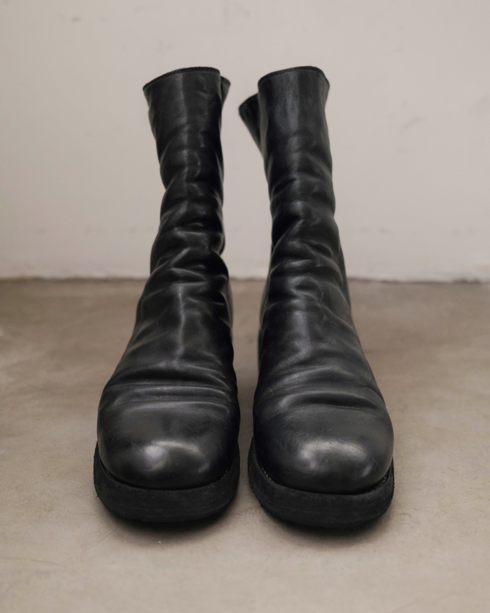 GUIDI 788z Leather Back Zip Boots