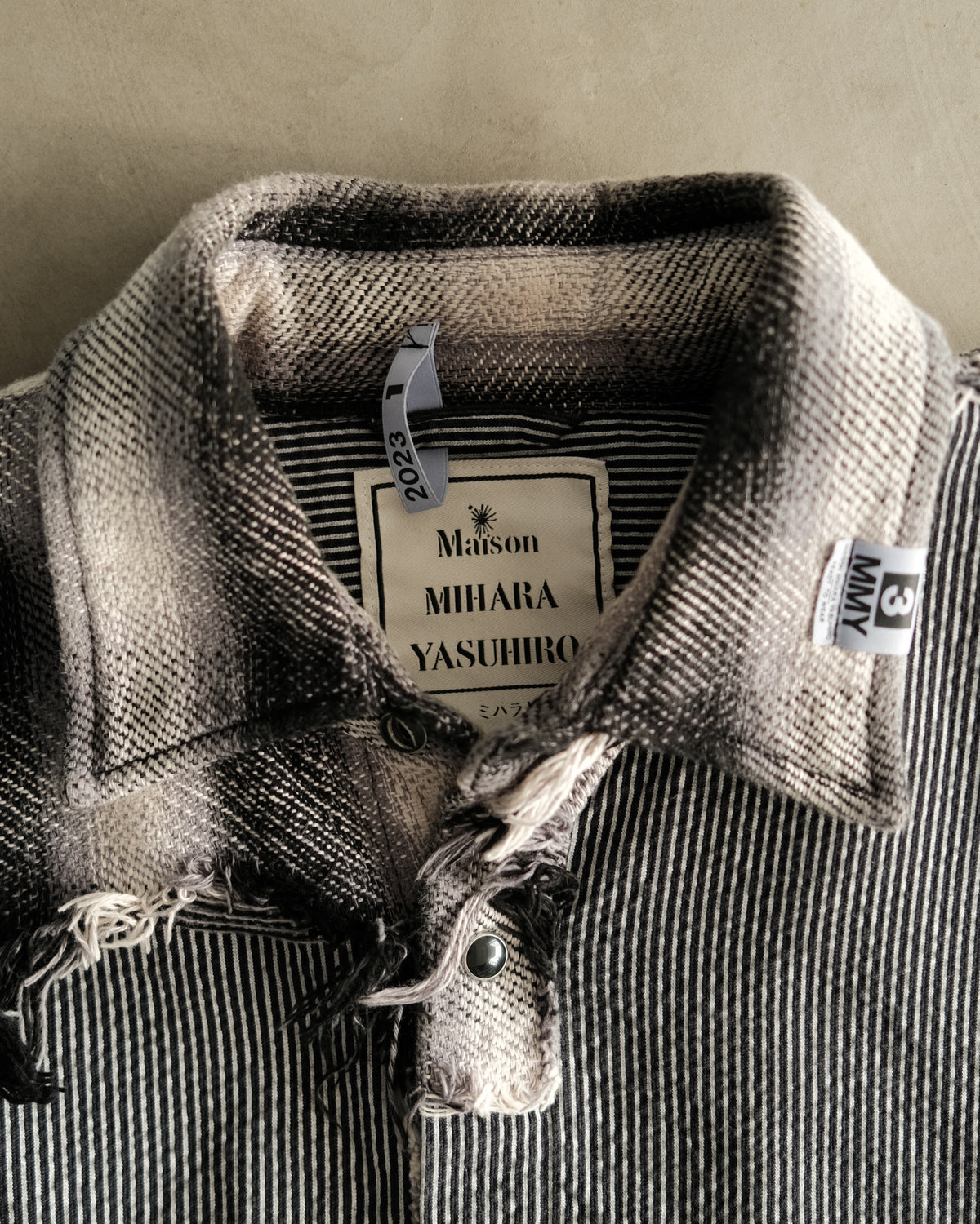 MAISON MIHARA YASUHIRO Haif Broken Shirt