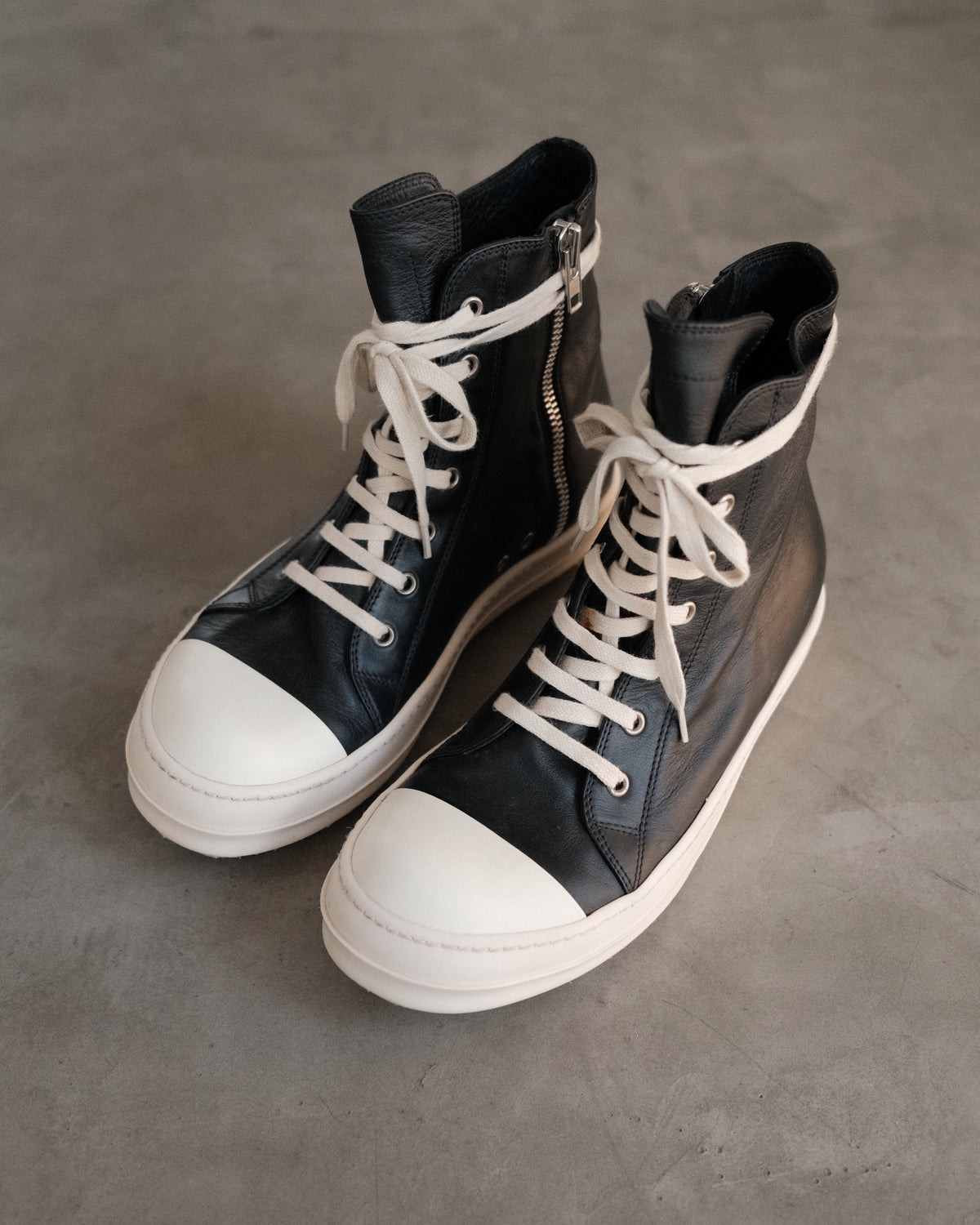 RICK OWENS SS16 Mainline High Top Ramones