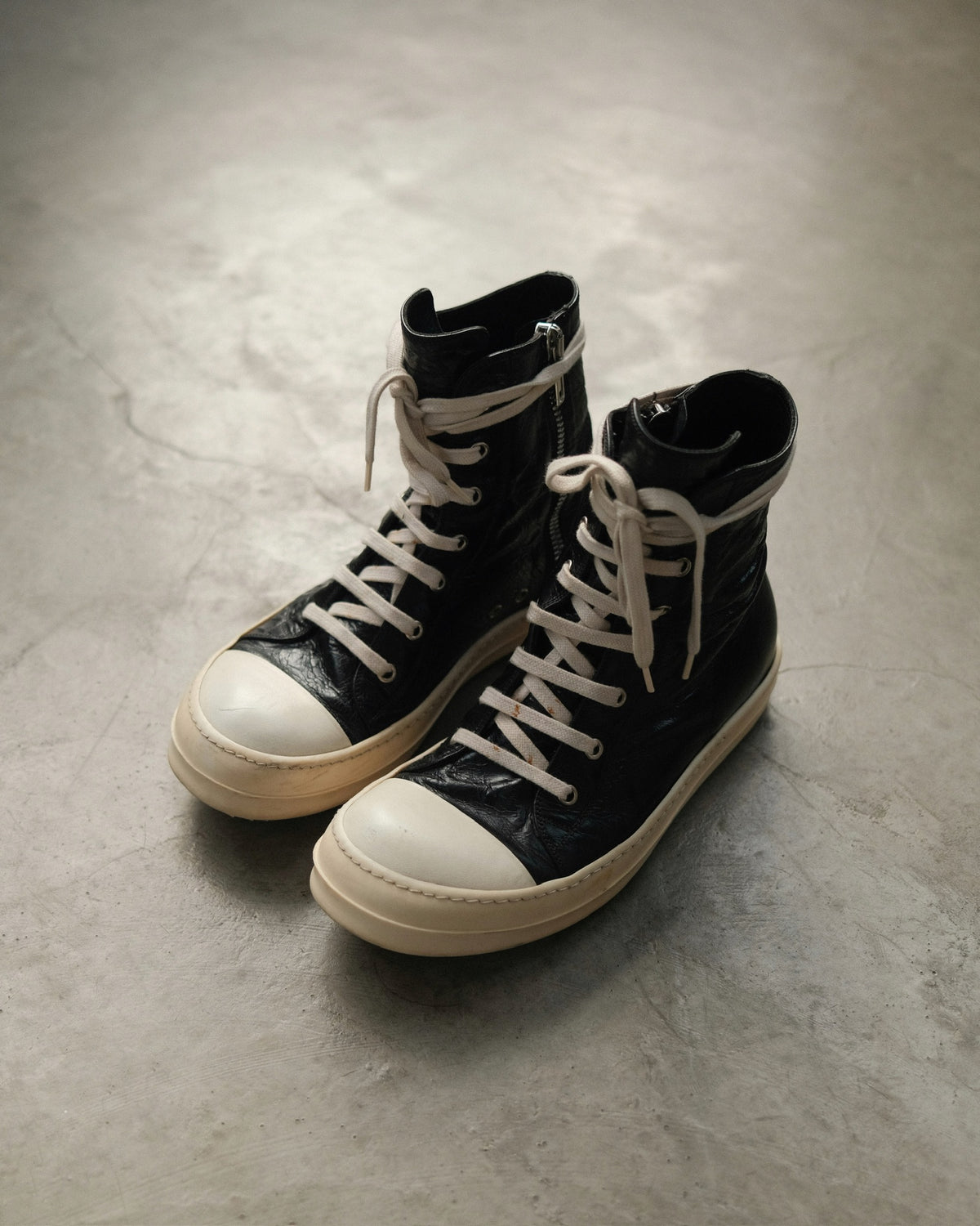 RICK OWENS SS17 Mainline High - Top Ramones