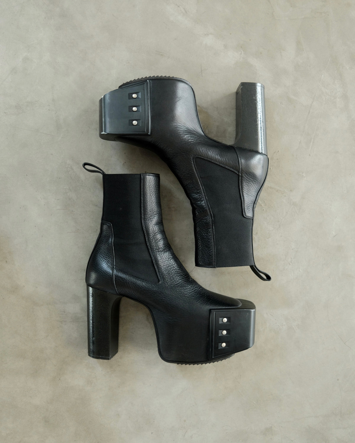 FW19 RICK OWENS Kiss Boots.
