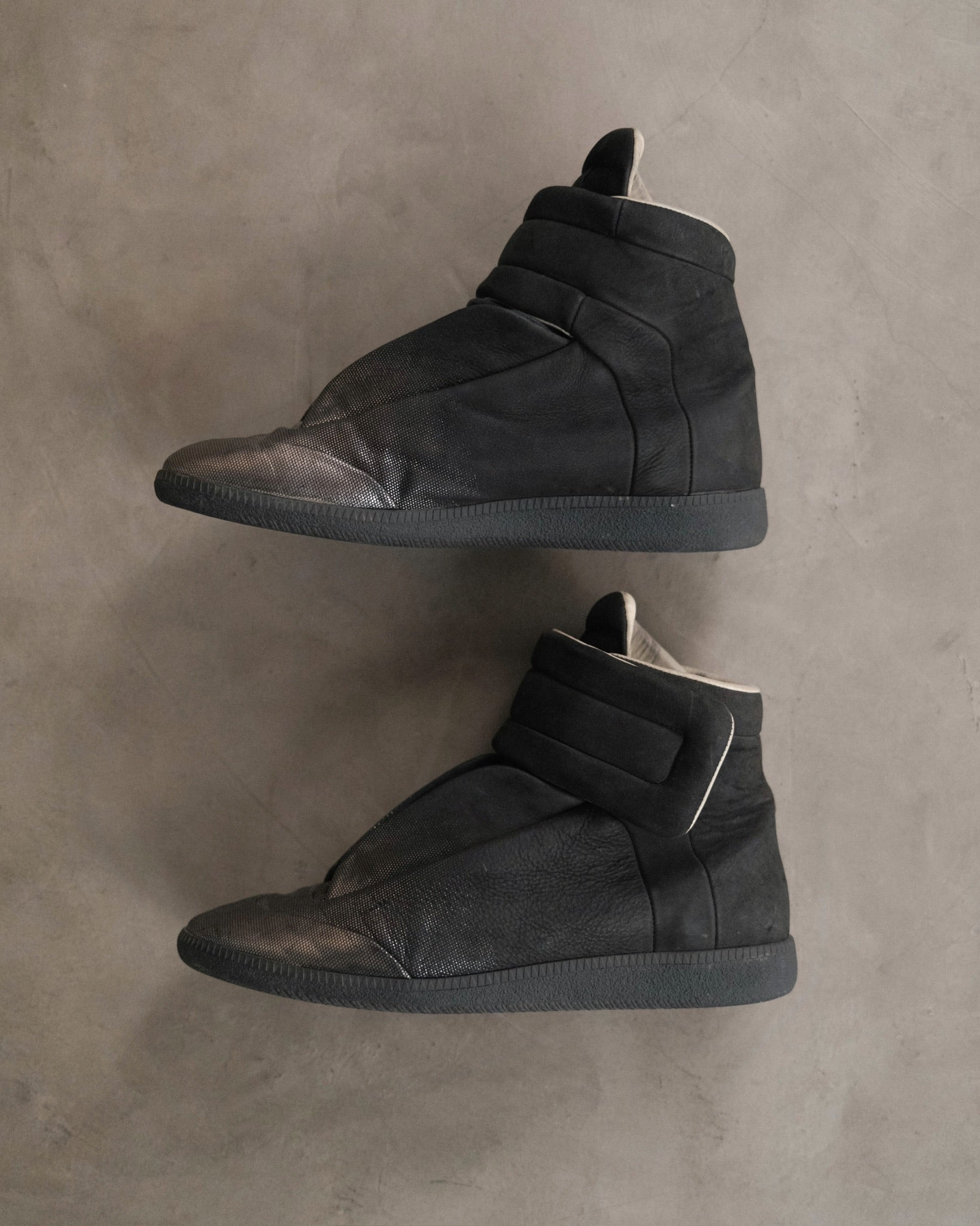 めろん MAISON MARGIELA Black Gradient Future High-top Sneakers