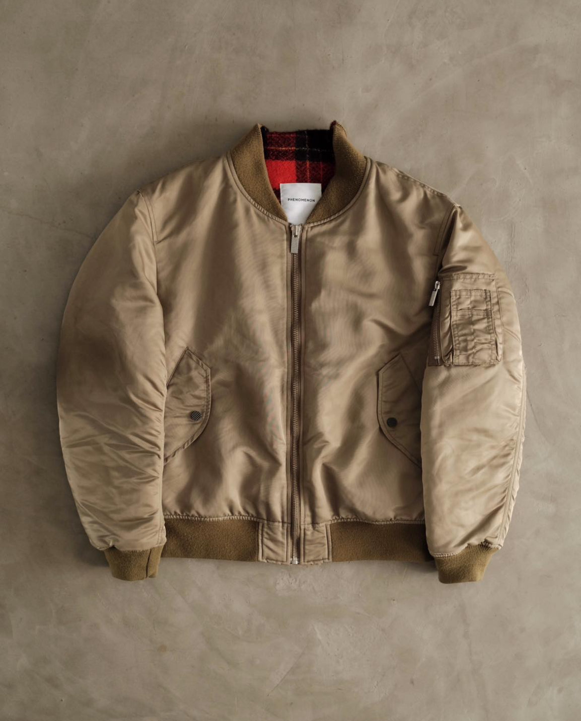 FW15 Phenomenon Cutoff “Scarf” Ma-1 Bomber Jacket