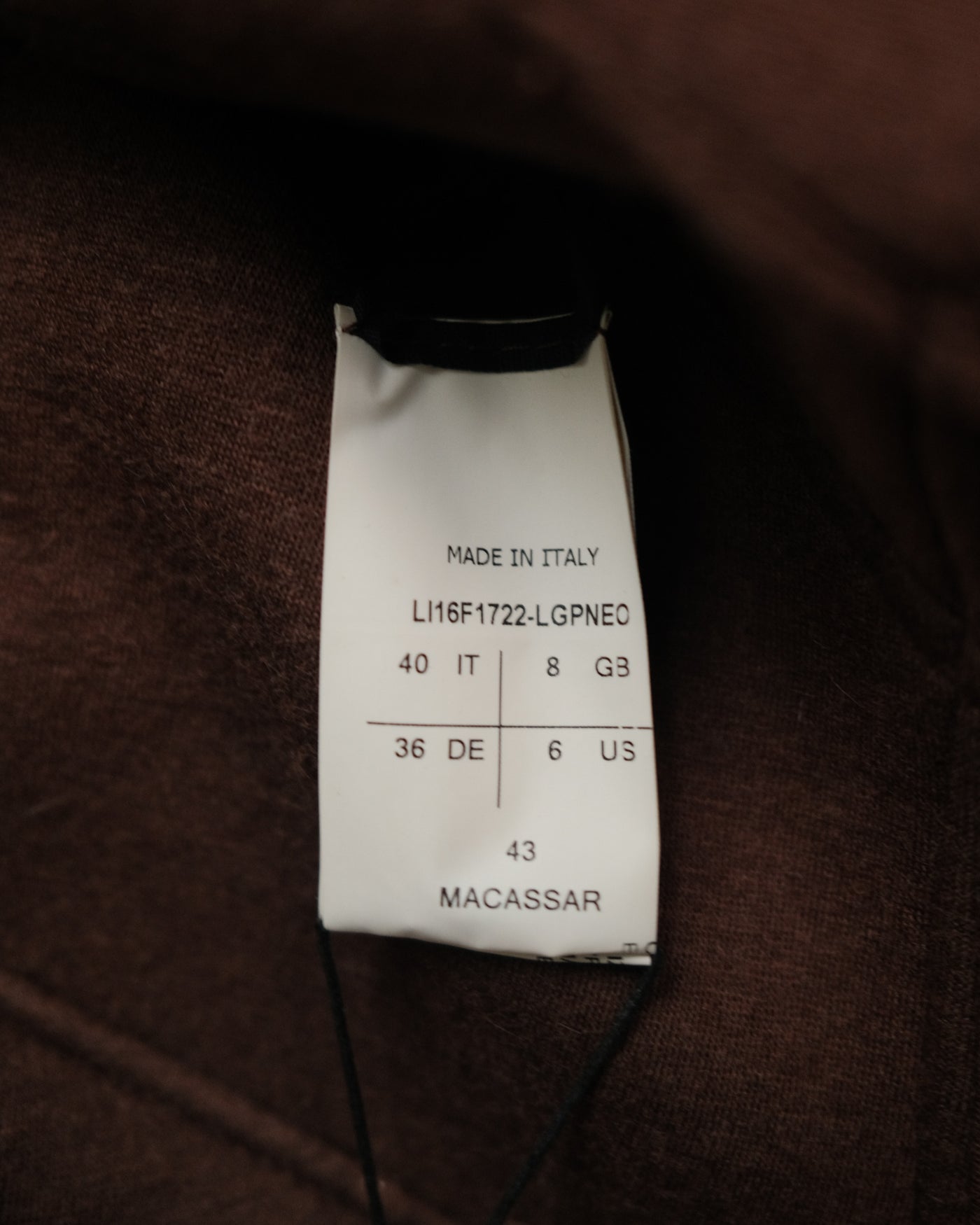 F16 RICK OWENS LILIES Asymmetric Leather Jacket
