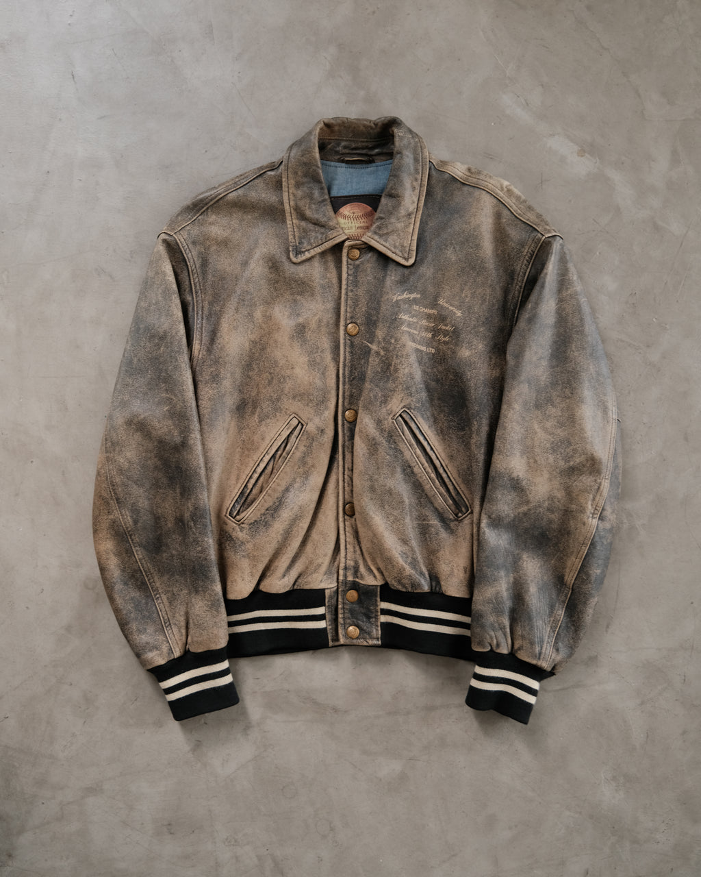 REDSKINS Garment Vintage Leather Jacket