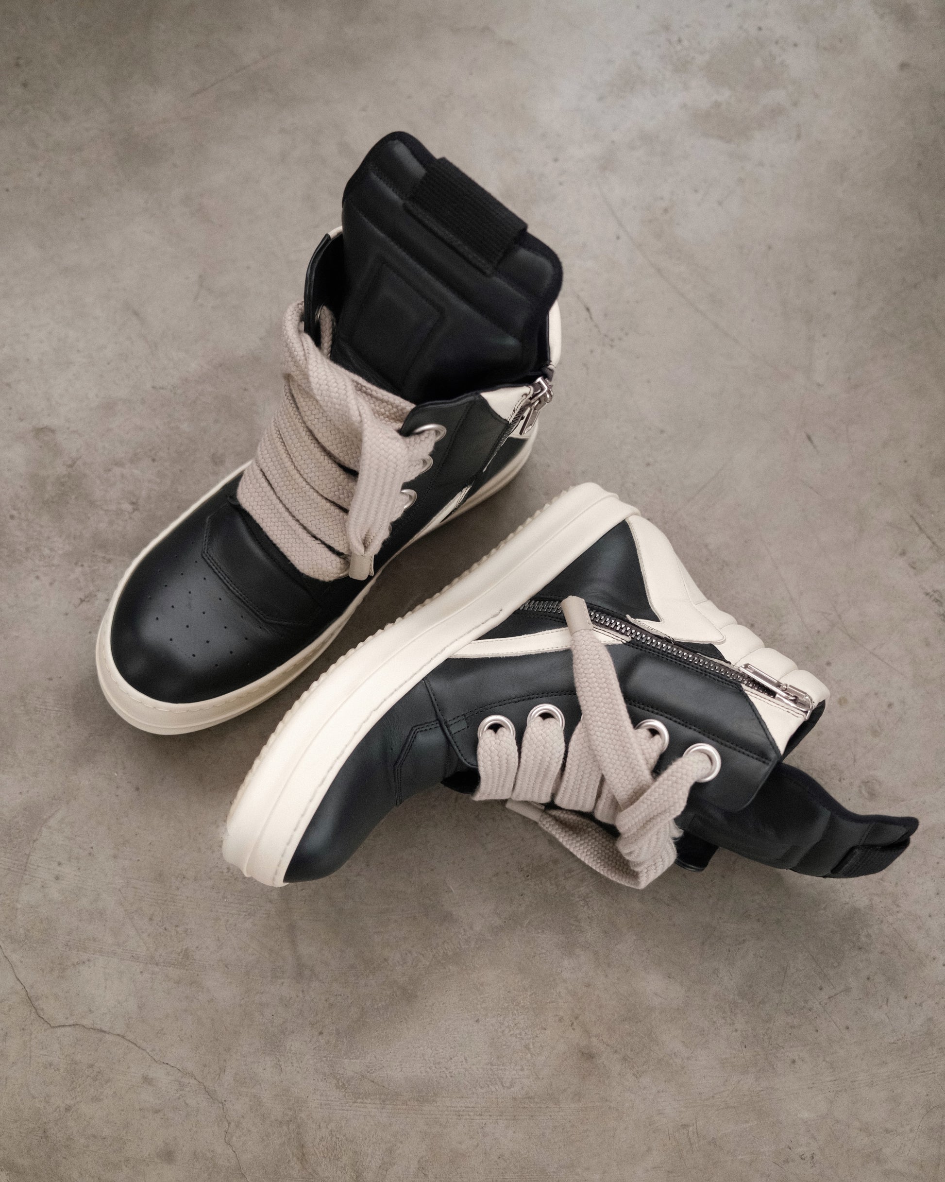 RICKOWENS Geobasket Jumbo Lace Sneaker