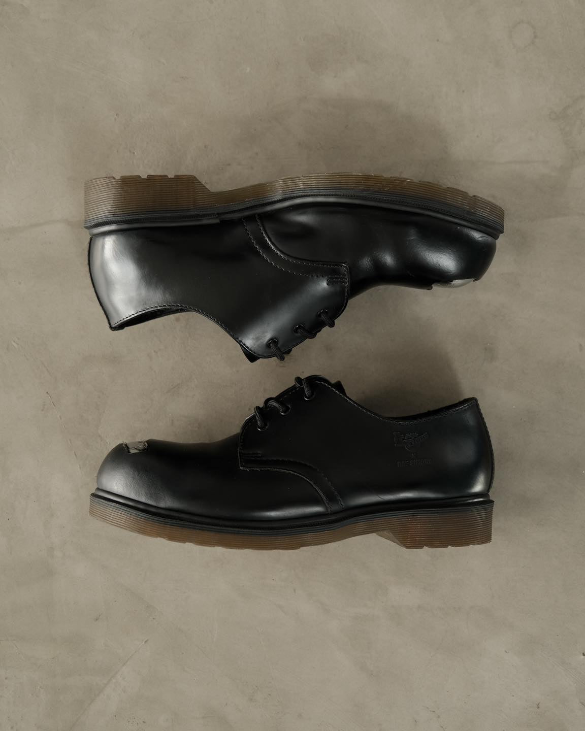 RAF SIMONSX D. MARTENS Cut Out Steel Toe Shoe – Around The Shoes