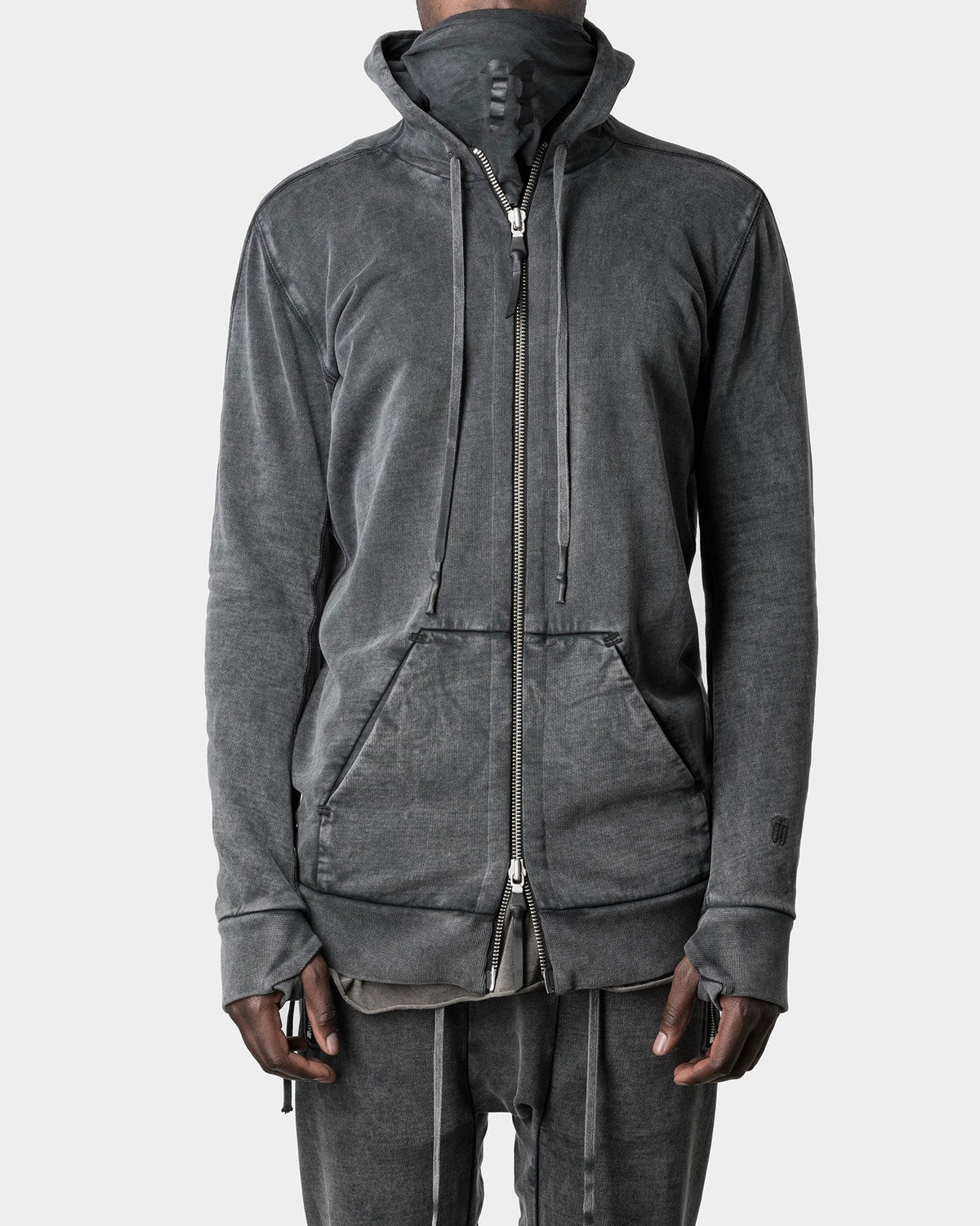 11 By Boris Bidjan Saberi
faded long-sleeved cotton hoodie