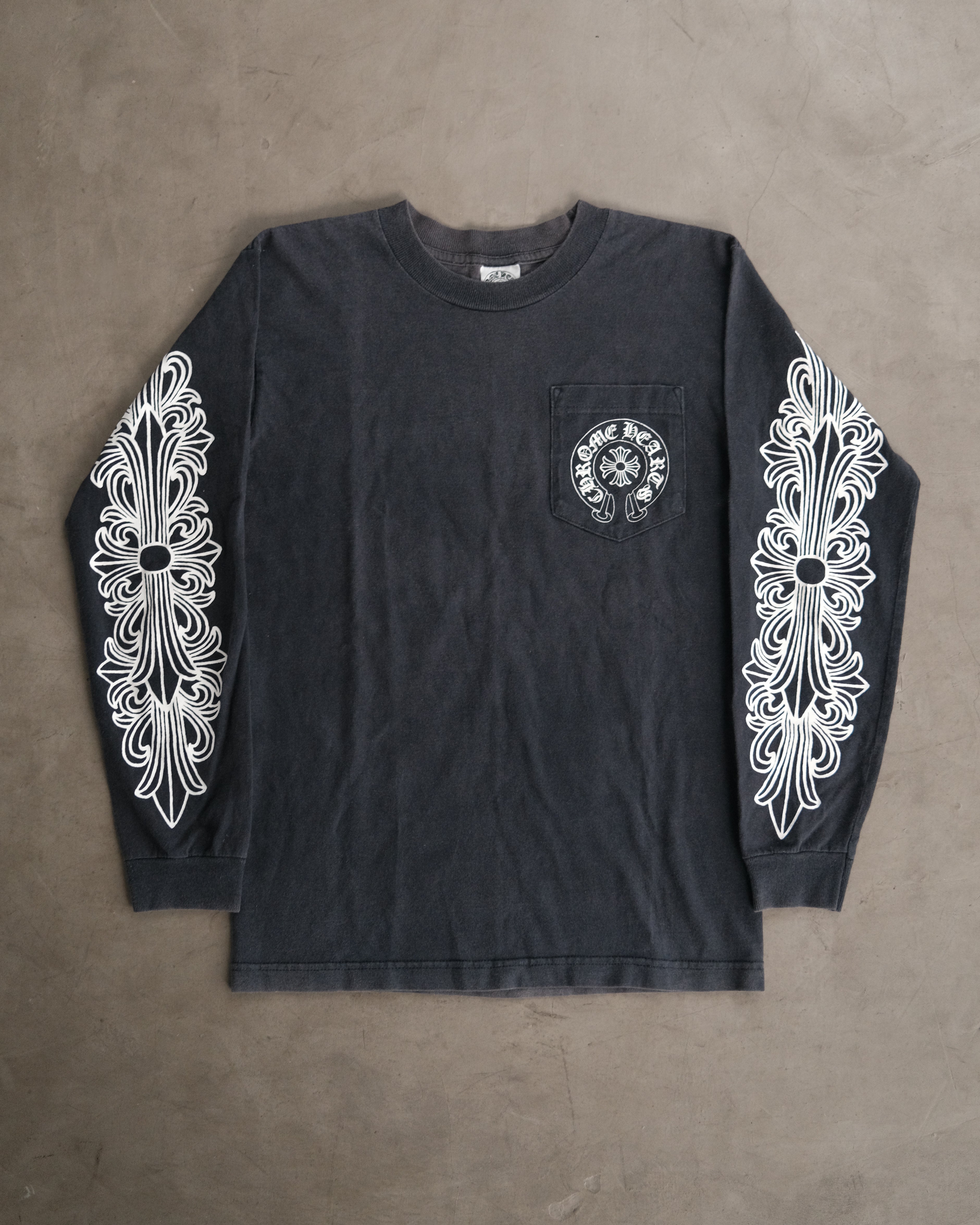 Vintage CHROME HEARTS NY Floral Long Sleeve – Around The Shoes