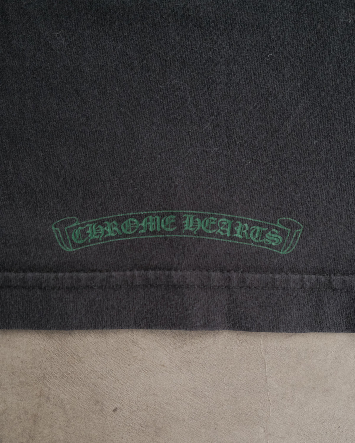 CHROME HEARTS Cemetery Back Print Long Sleeve