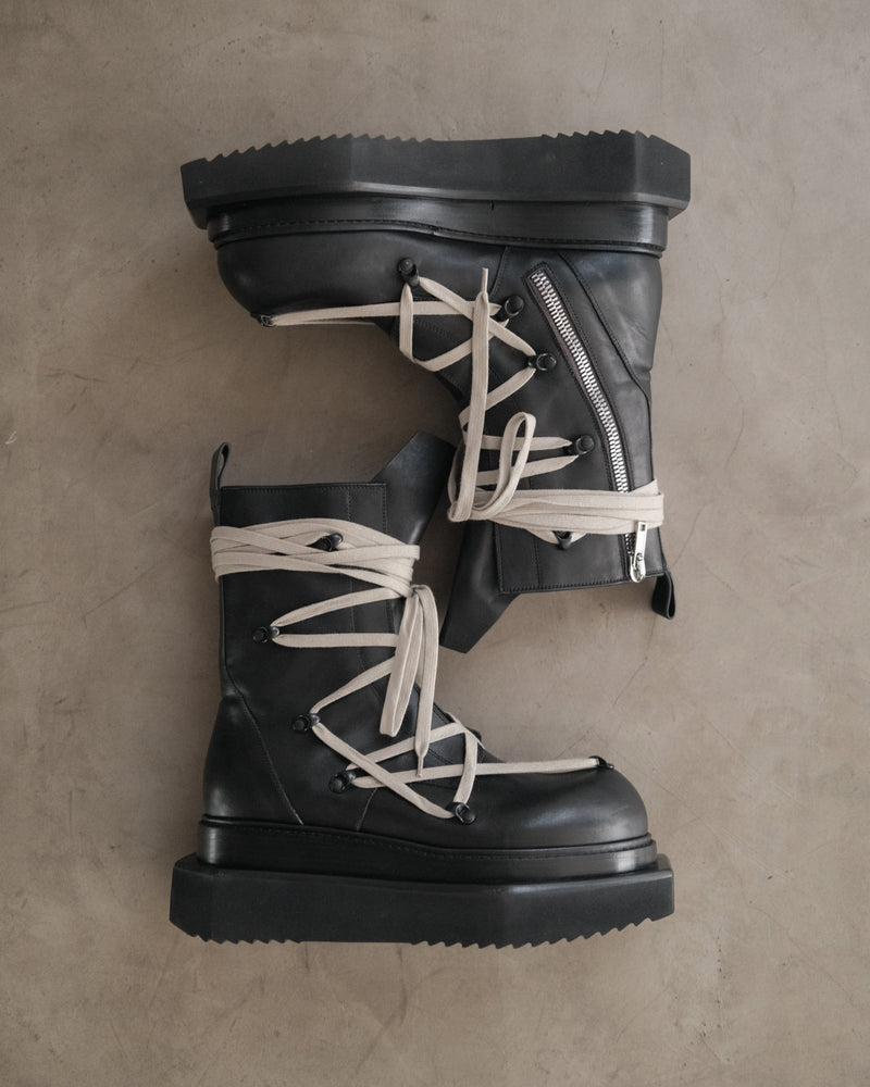 Rick Owens Pentalaced Turbo Cyclops Boots