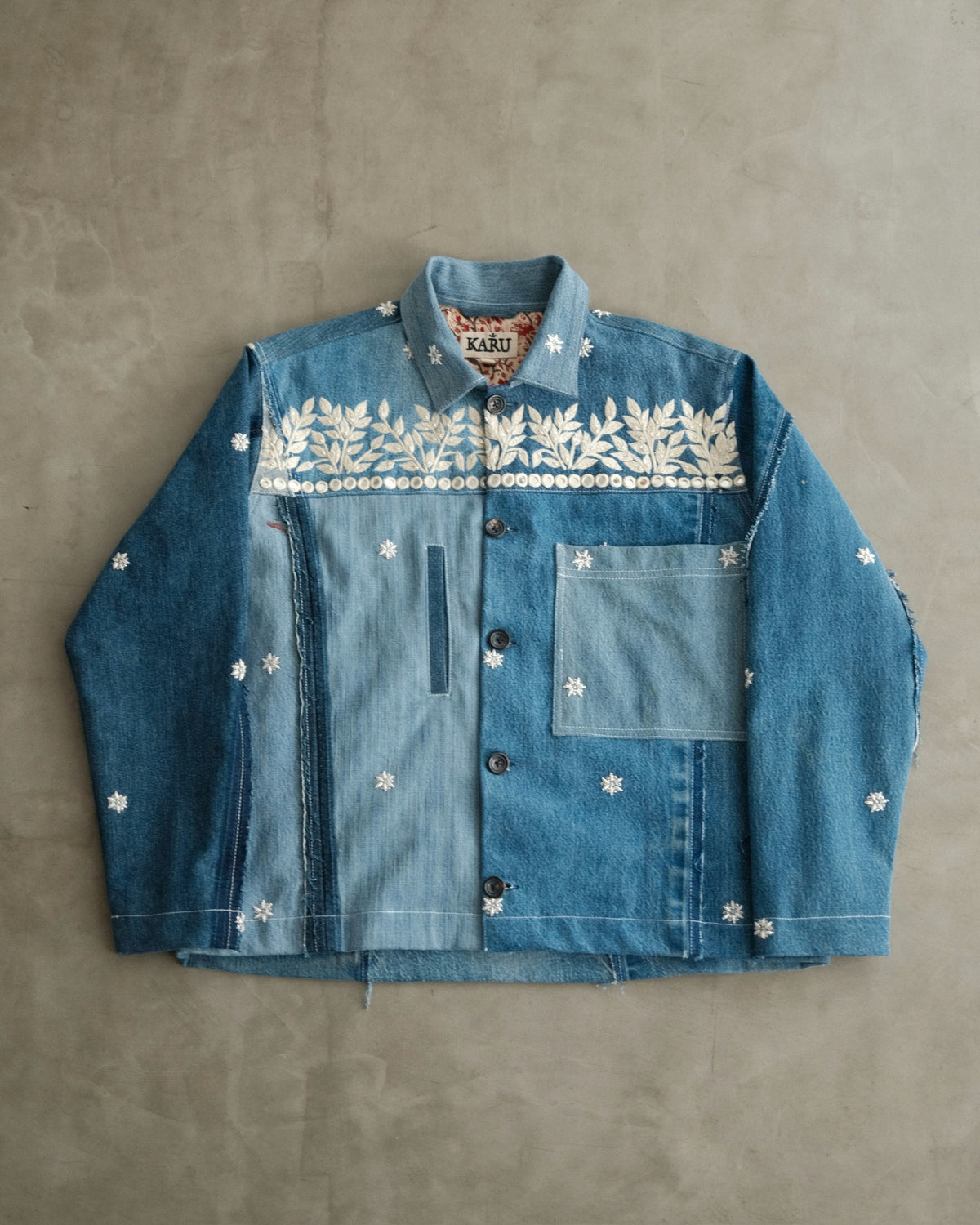 KARTIK RESEARCH Embroidered Embellished Sequined Shirt