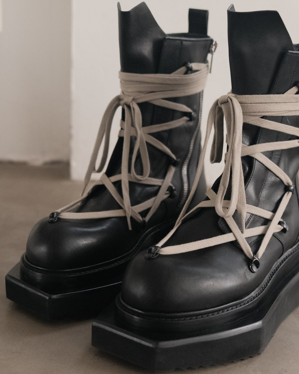 Rick Owens Pentalaced Turbo Cyclops Boots