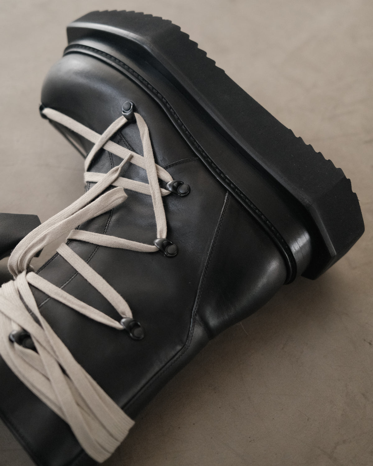 Rick Owens Pentalaced Turbo Cyclops Boots