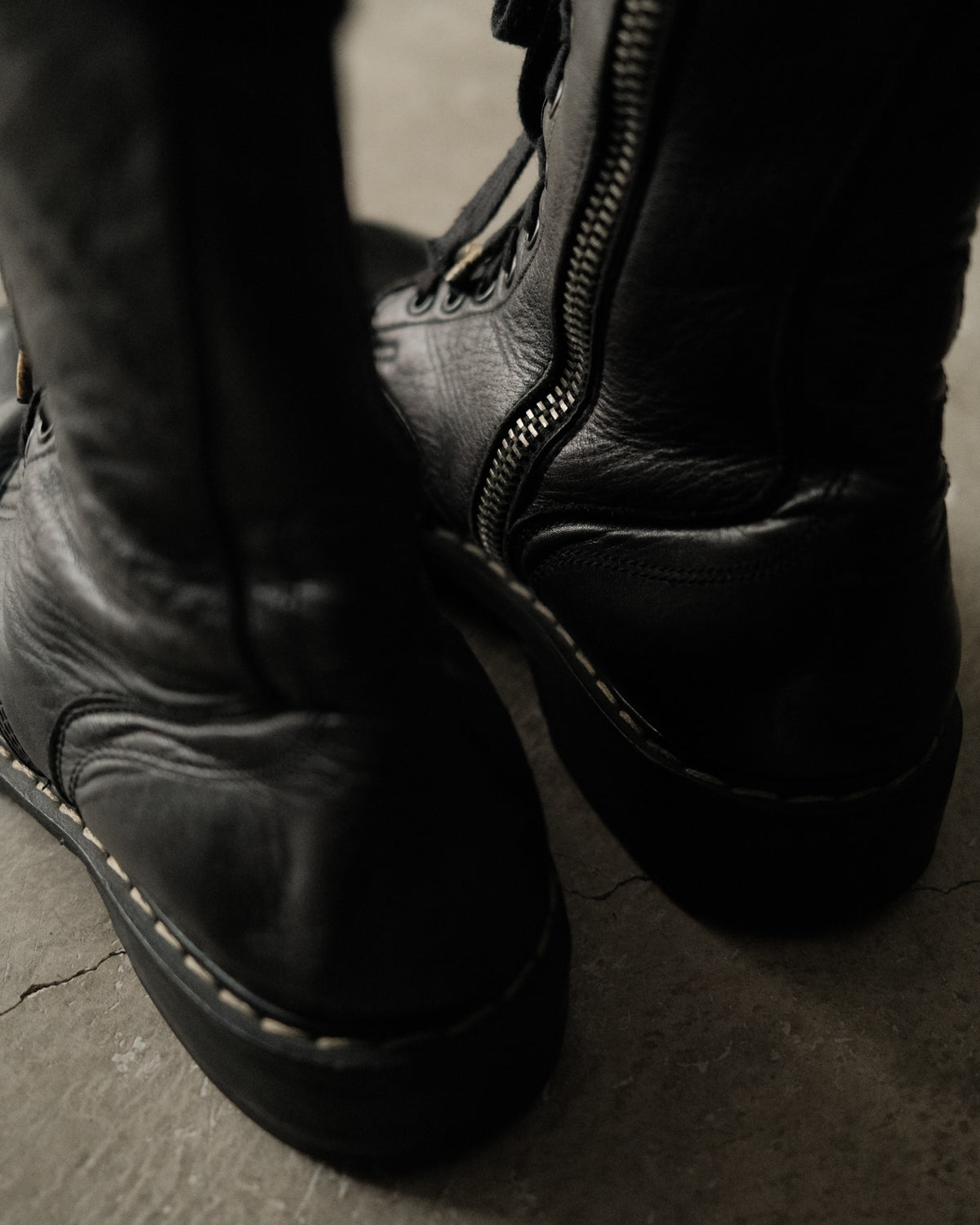 FW07 Rick Owens Military Combat Boots