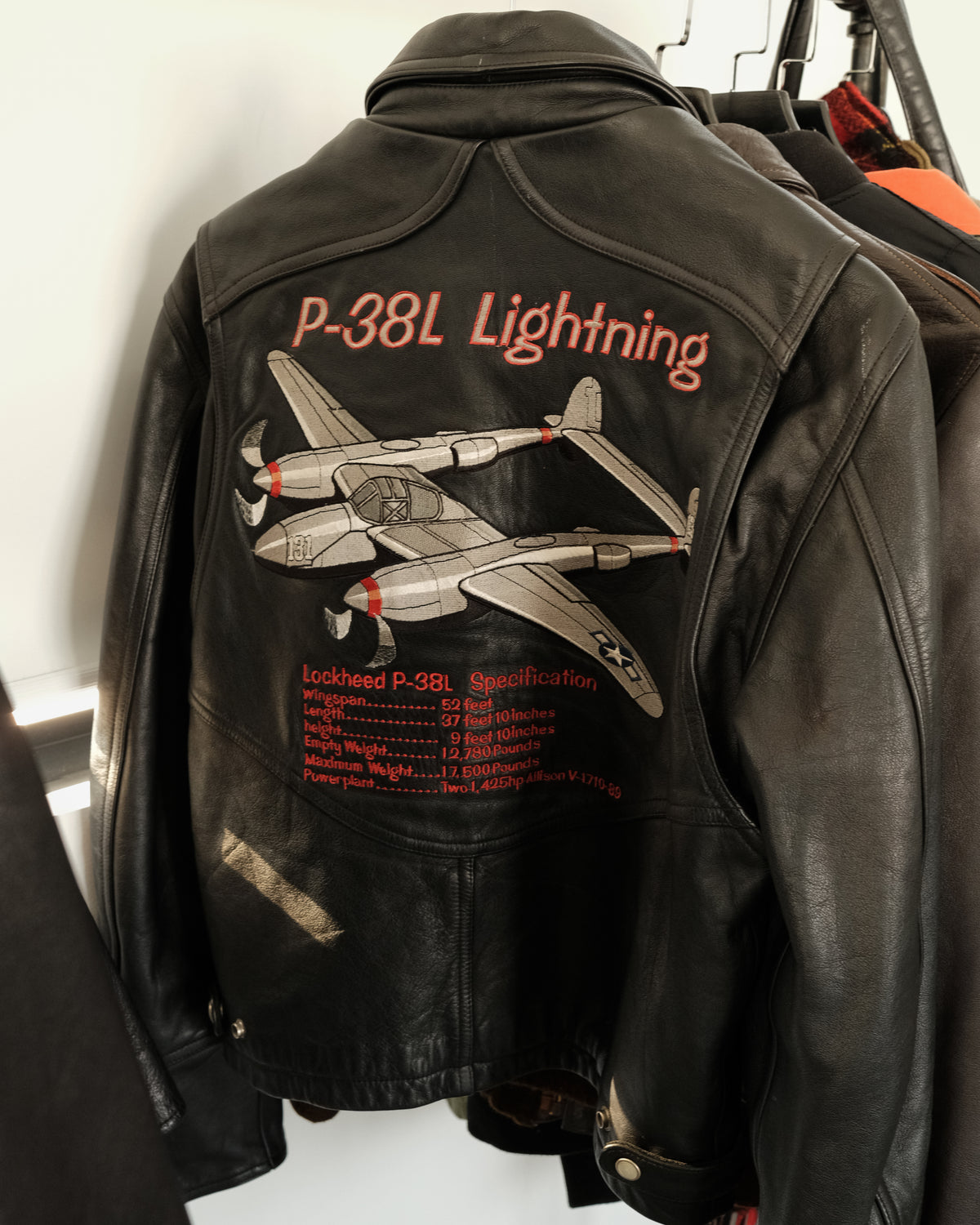 P-38L LIGHTNING Leather Jacket