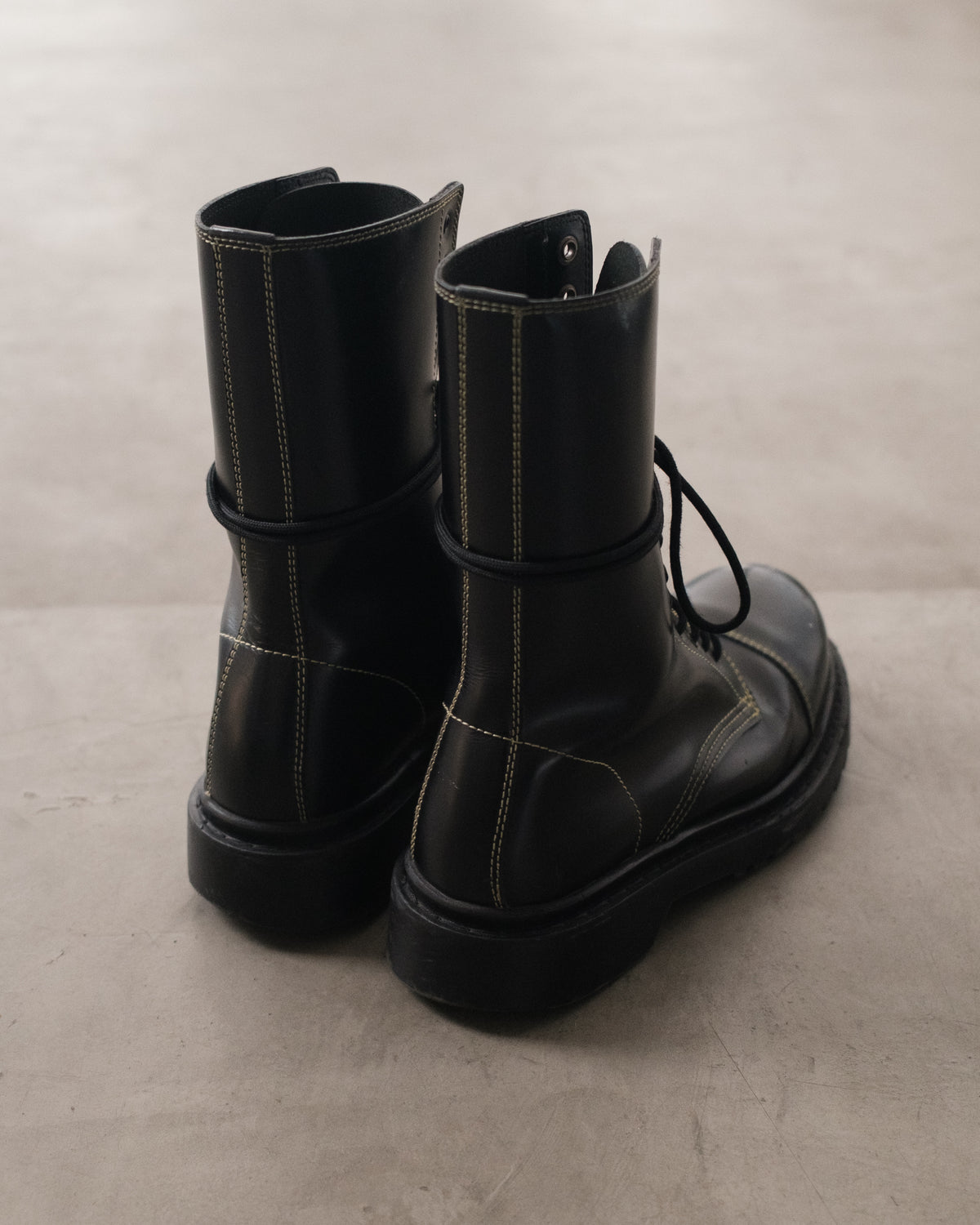 BALENCIAGA Lace-Up Boots
