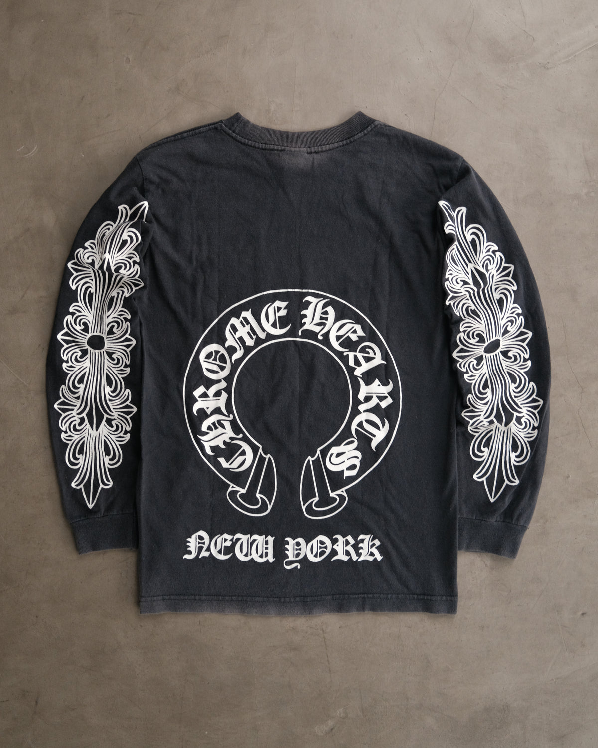 Vintage CHROME HEARTS NY Floral Long Sleeve