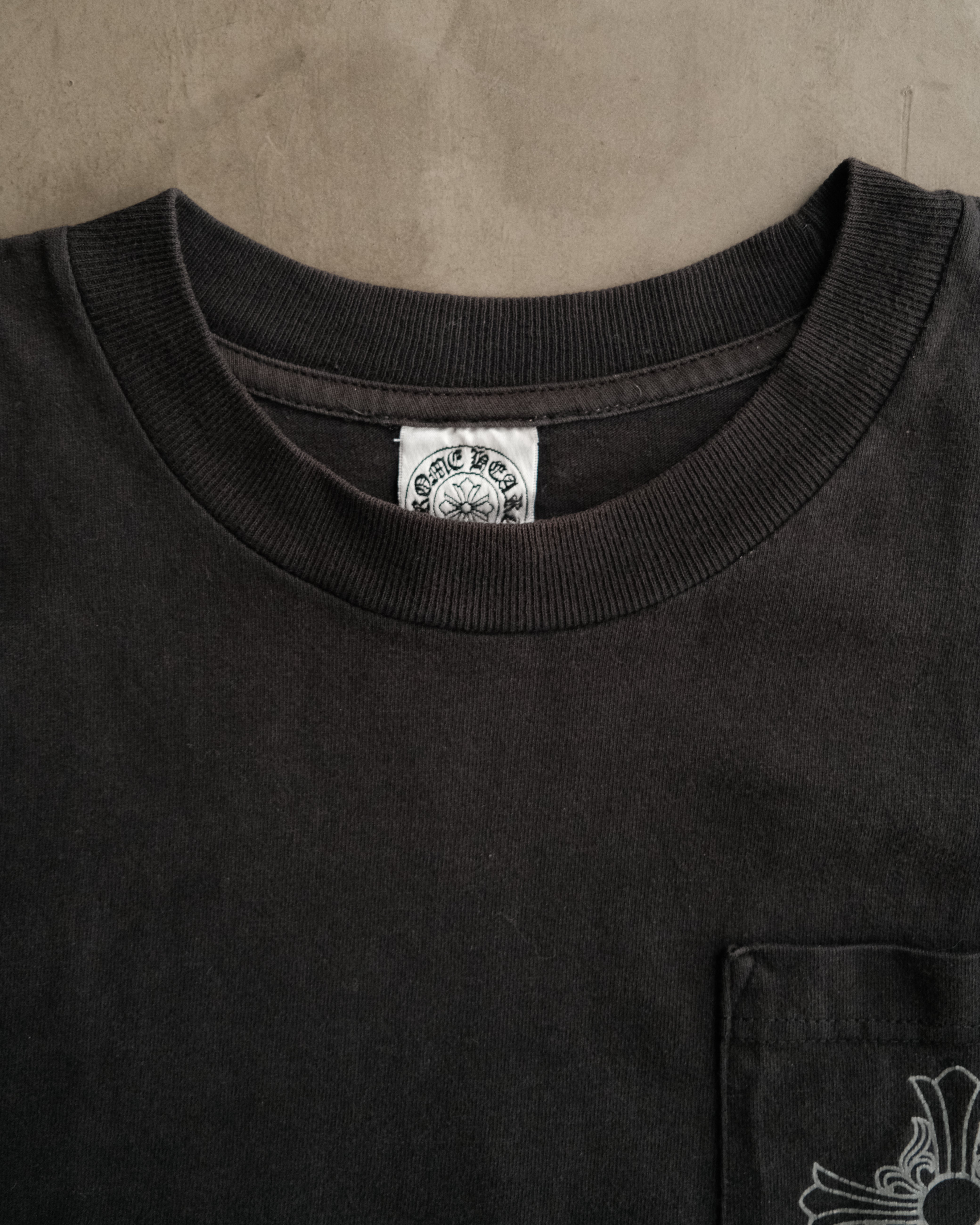 Chrome Heartsダガージップcroptop tee ブラックビンテージ Chrome hearts womens crop - Gem