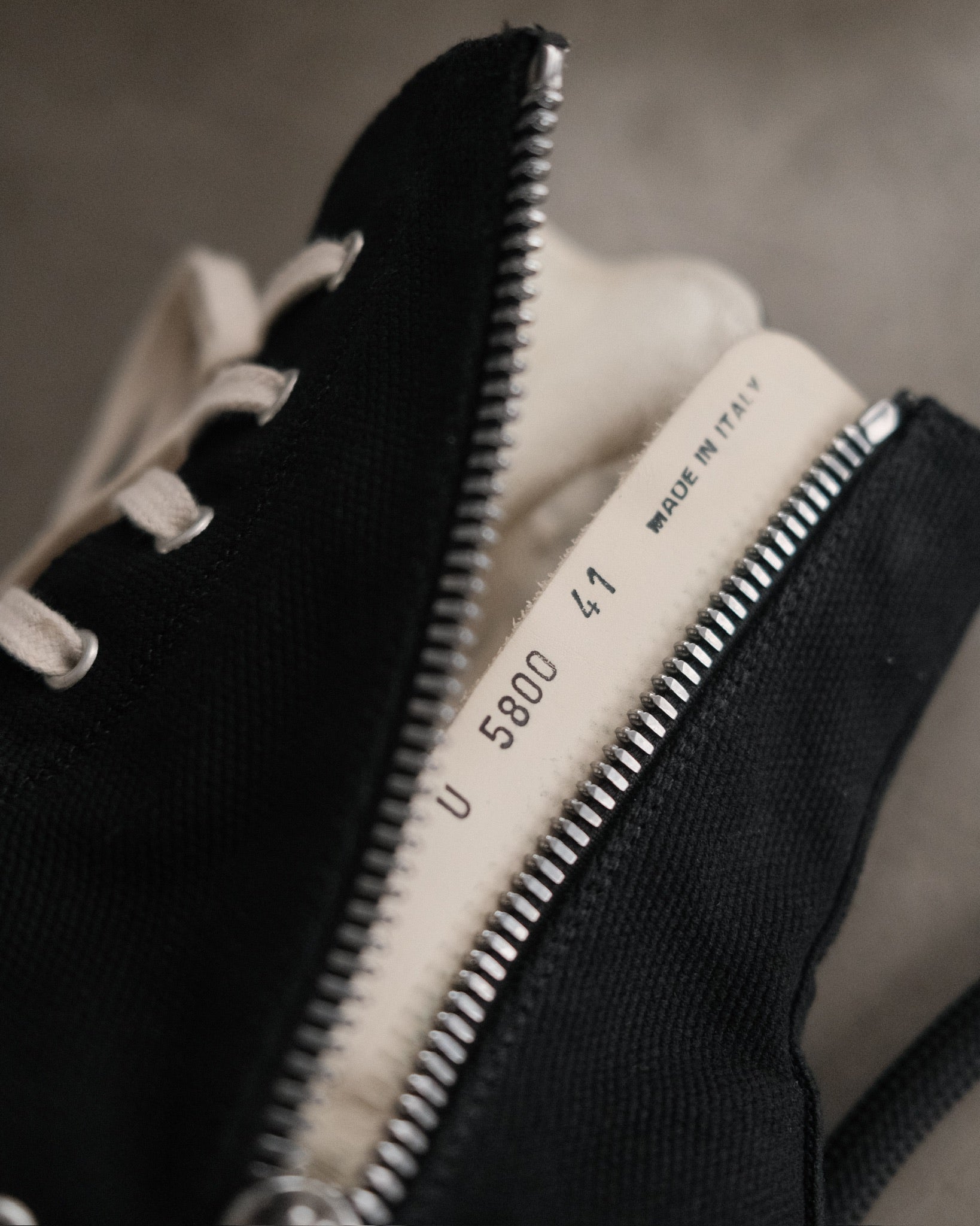 RICK OWENS Drkshdw Canvas Ramones