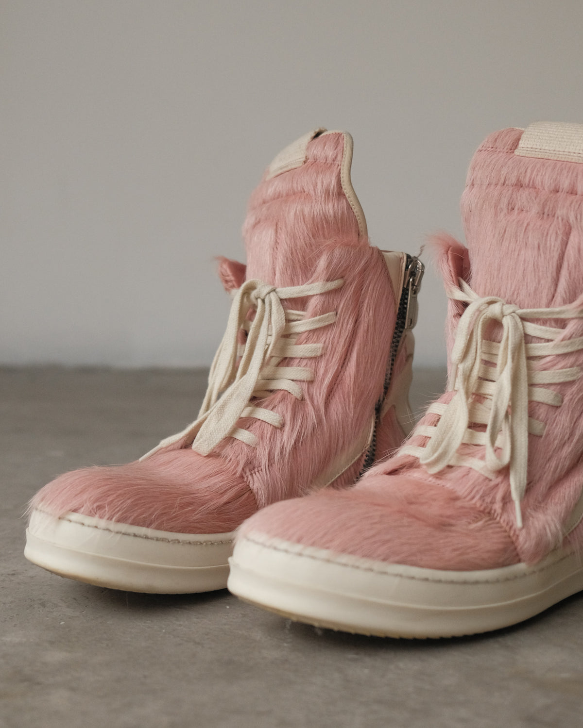 SS23 Rick Owens Pony Hair Geobasket