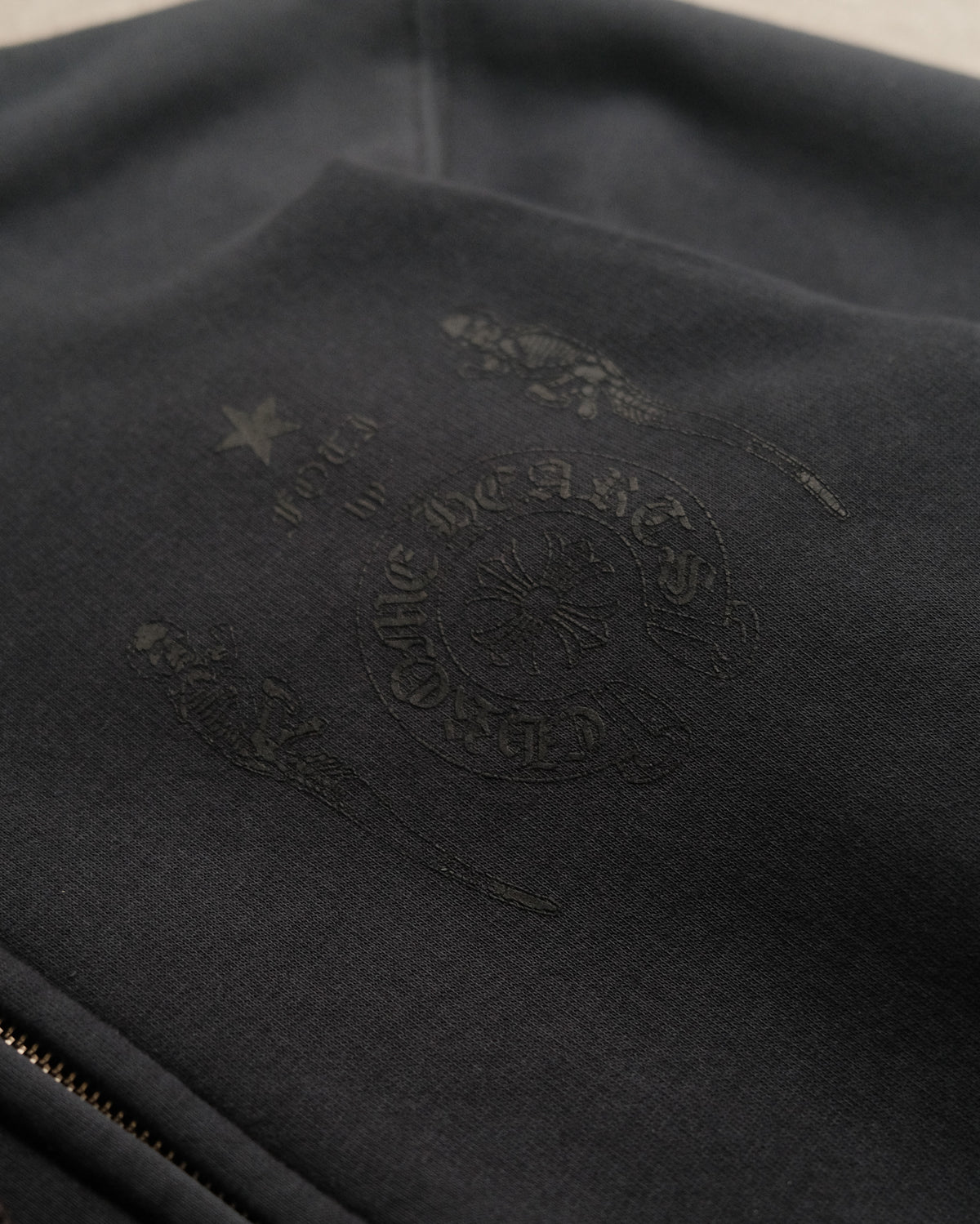 00’ Chrome Hearts Foti Horseshoe Skeleton 19 Zip-Up Hoodie
