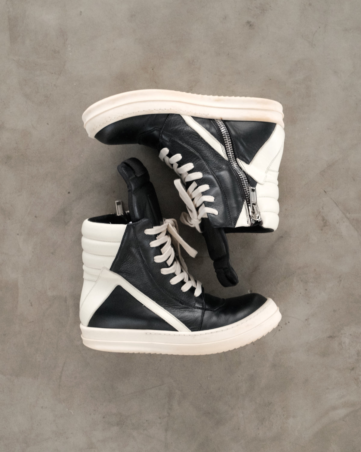 SS15 RICKOWENS Geobasket Sneaker
