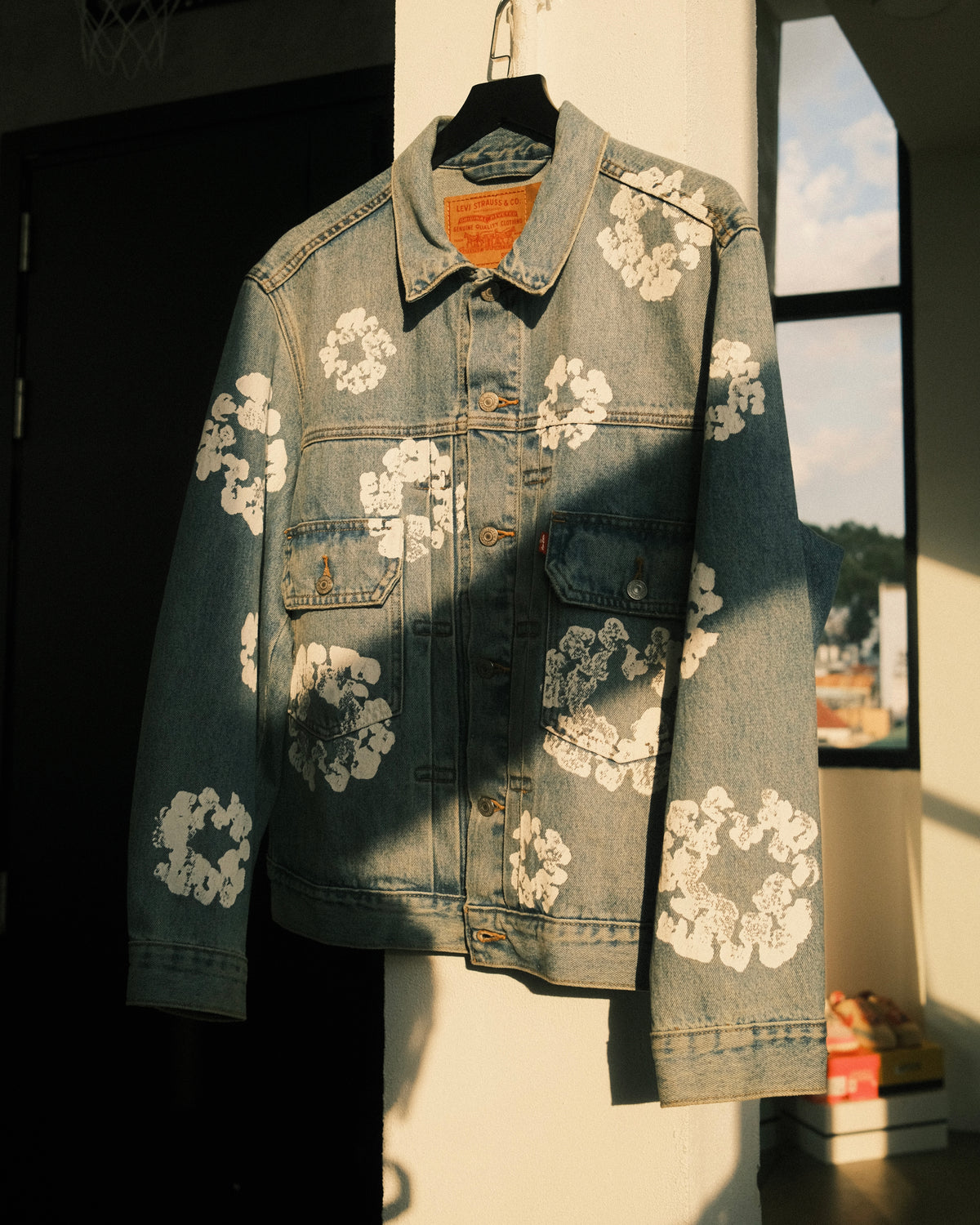 DENIM TEAR LEVI’S Cotton Wreath Denim Jacket