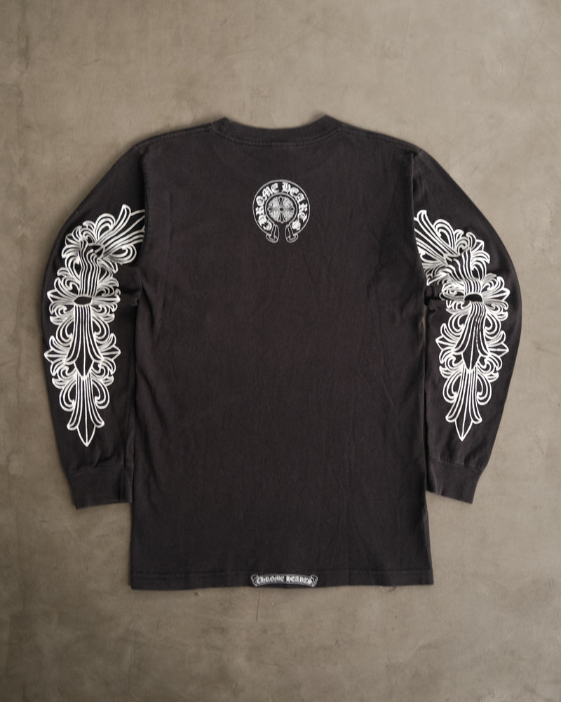 Vintage CHROME HEARTS Floral Long Sleeve