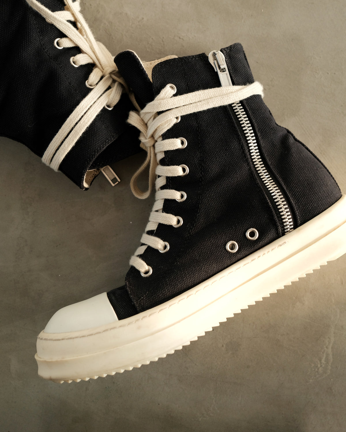 RICK OWENS Drkshdw High Ramones Sneakers