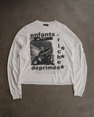 ENFANTS RICHES DÉPRIMÉS SS24 
'My Underground/Tricycle' L/S T-Shirt