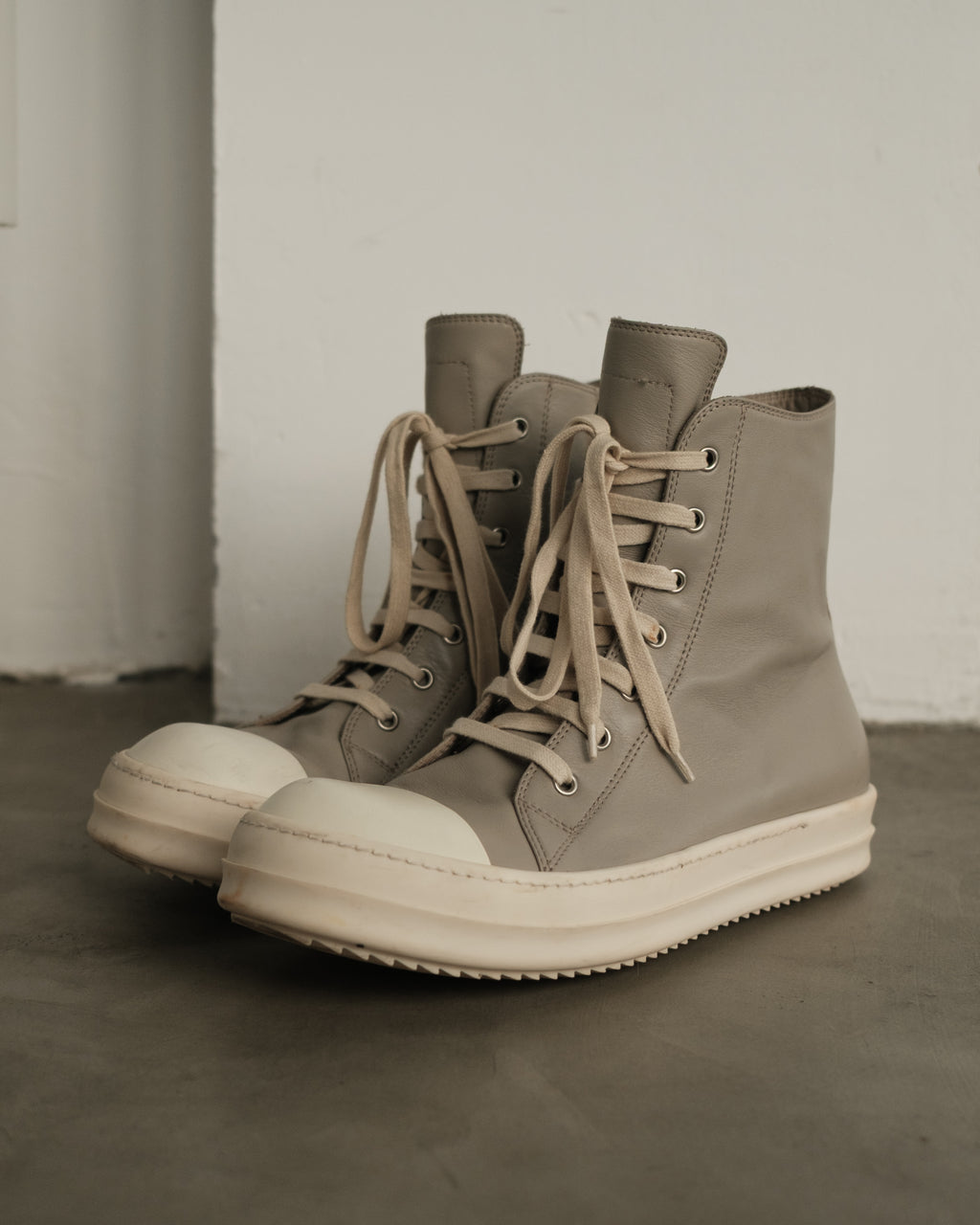 RICK OWENS SS16 Leather Ramones