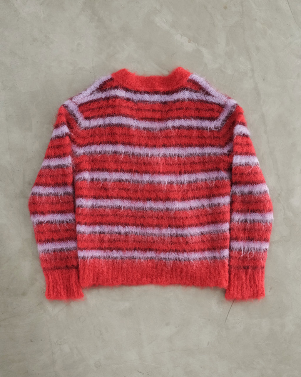 MARNI Brushed Mohair V-Neck Cardigan