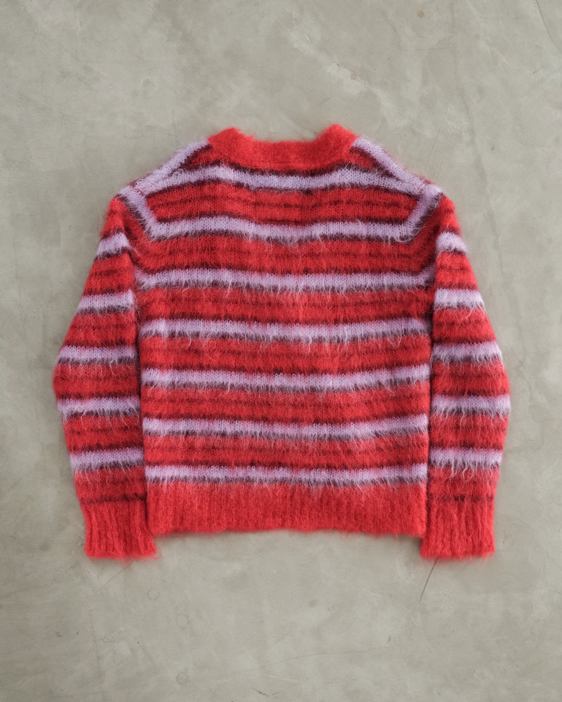 MARNI Brushed Mohair V-Neck Cardigan
