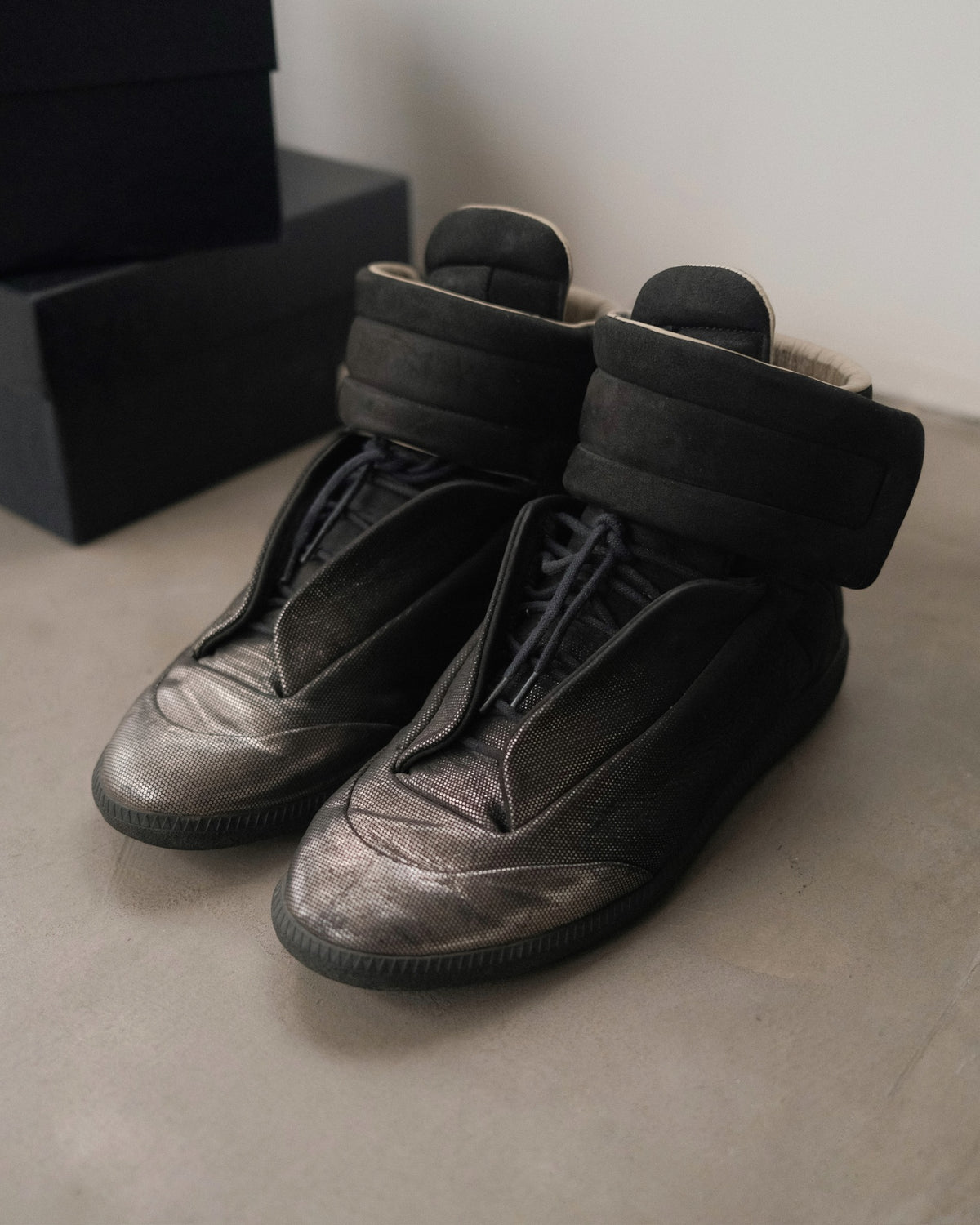 MAISON MARGIELA Black Gradient Future High-top Sneakers