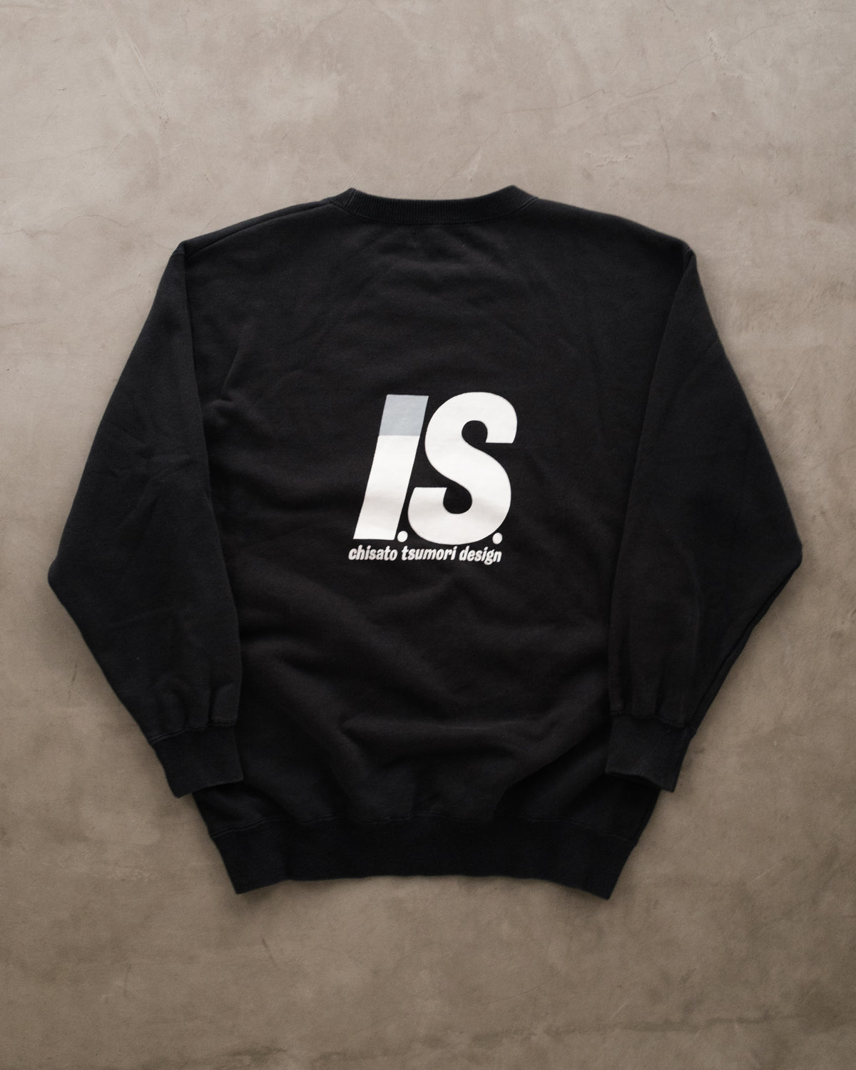 90s ISSEY MIYAKE Black Crewneck