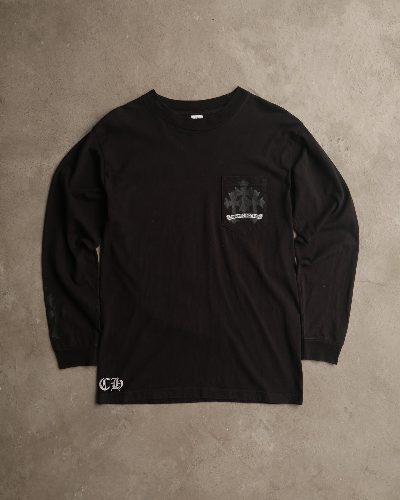 90s Chrome Hearts Triple Cross Hollywood Longsleeve