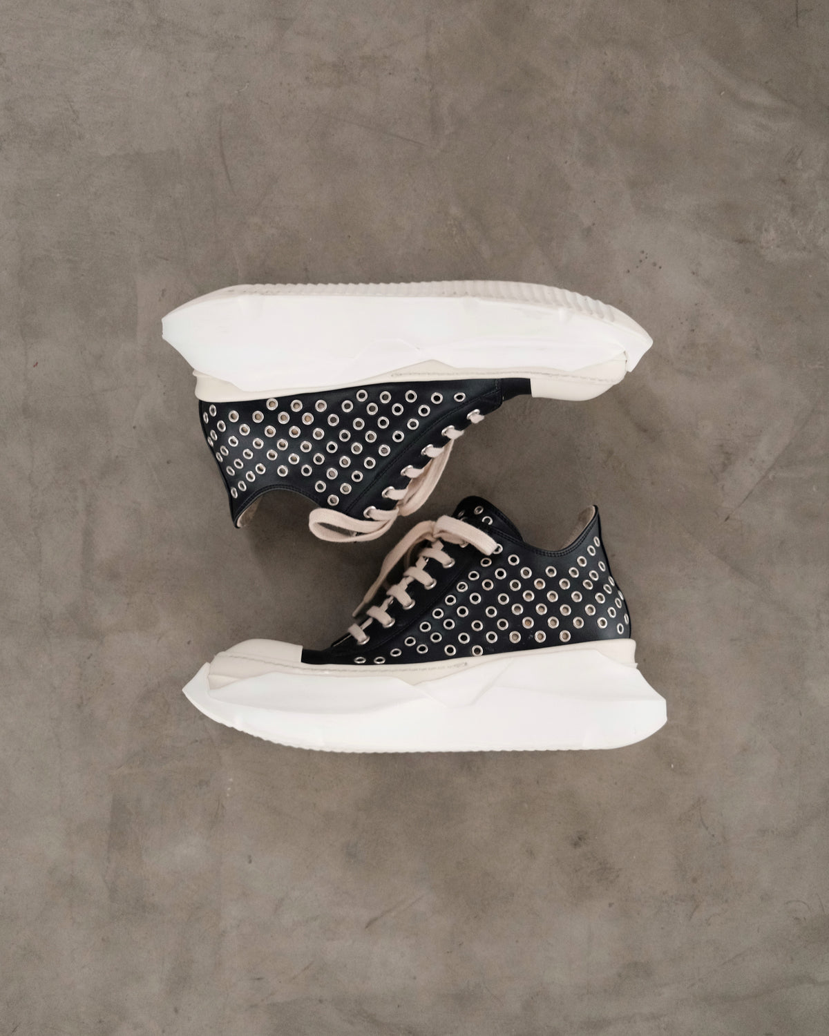 RICKOWEN Drkshdw Abstract Low Sneaker