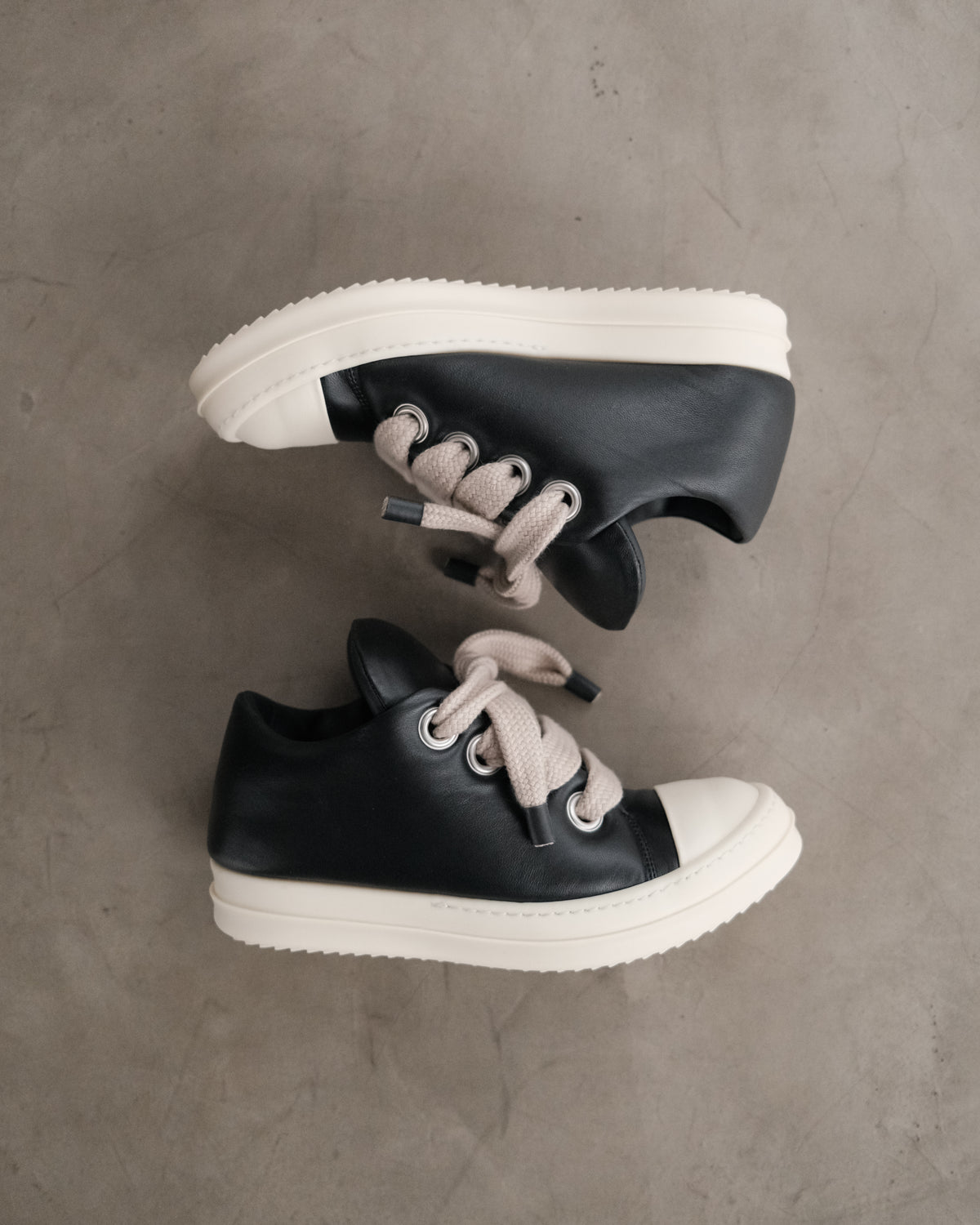 RICK OWENS Jumbo Lace Padded Sneaker