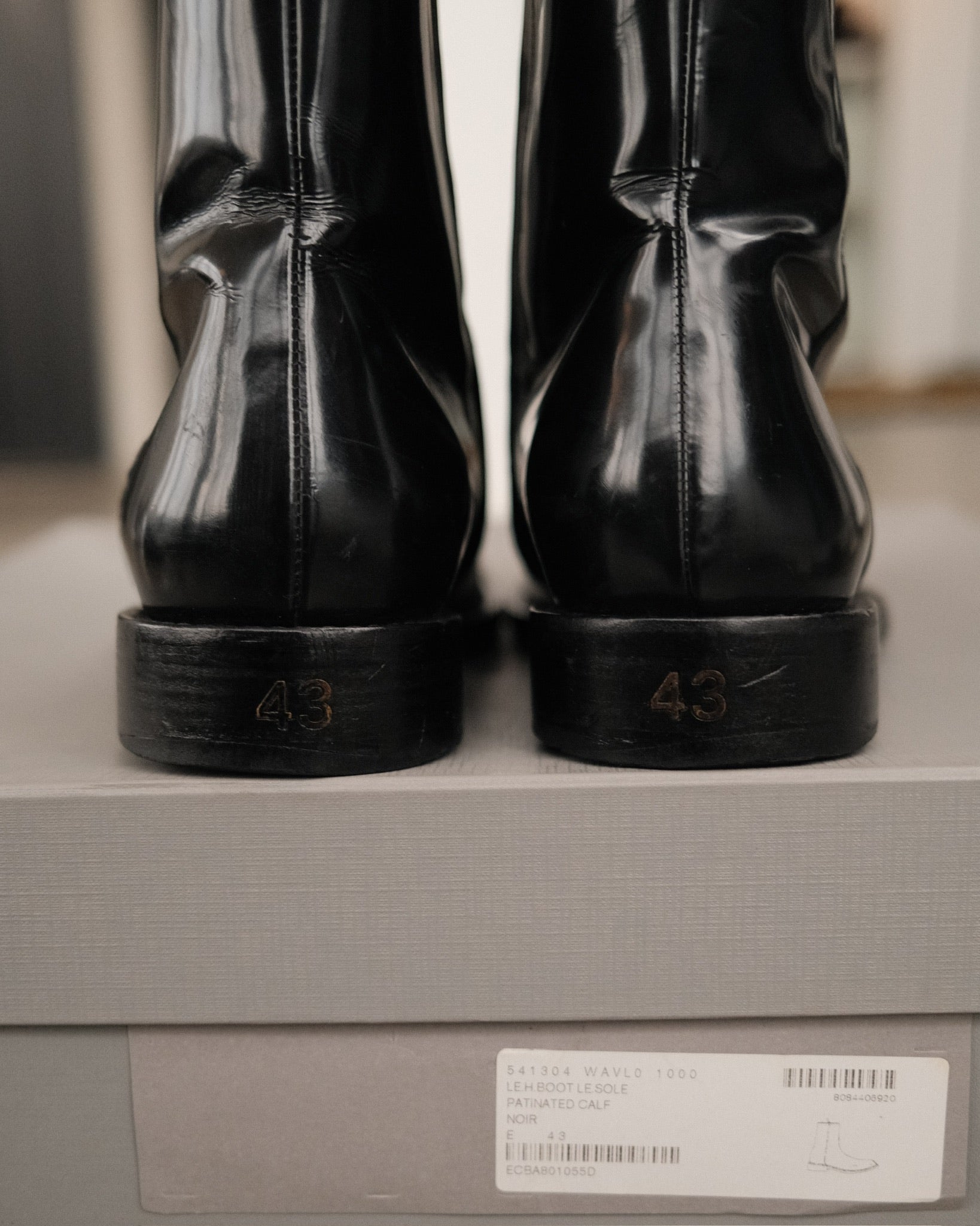 SS19 BALENCIAGA Square Toe Zip Boots – Around The Shoes