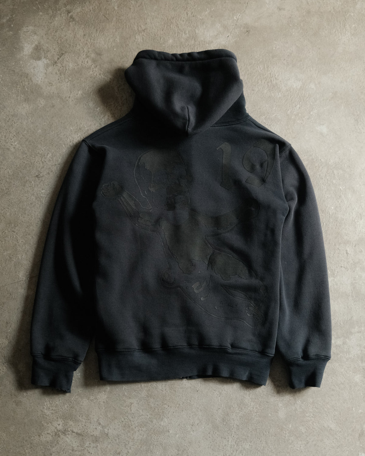 00’ Chrome Hearts Foti Horseshoe Skeleton 19 Zip-Up Hoodie