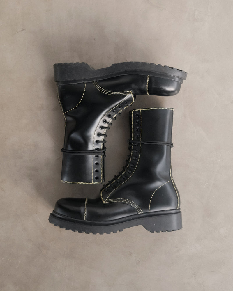BALENCIAGA Lace-Up Boots