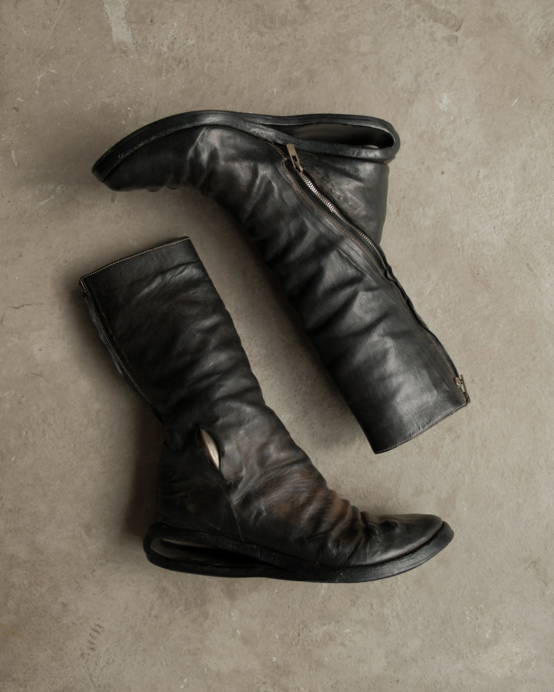 Carol Christian Poell Titanium Prosthetic U-Sole Boots