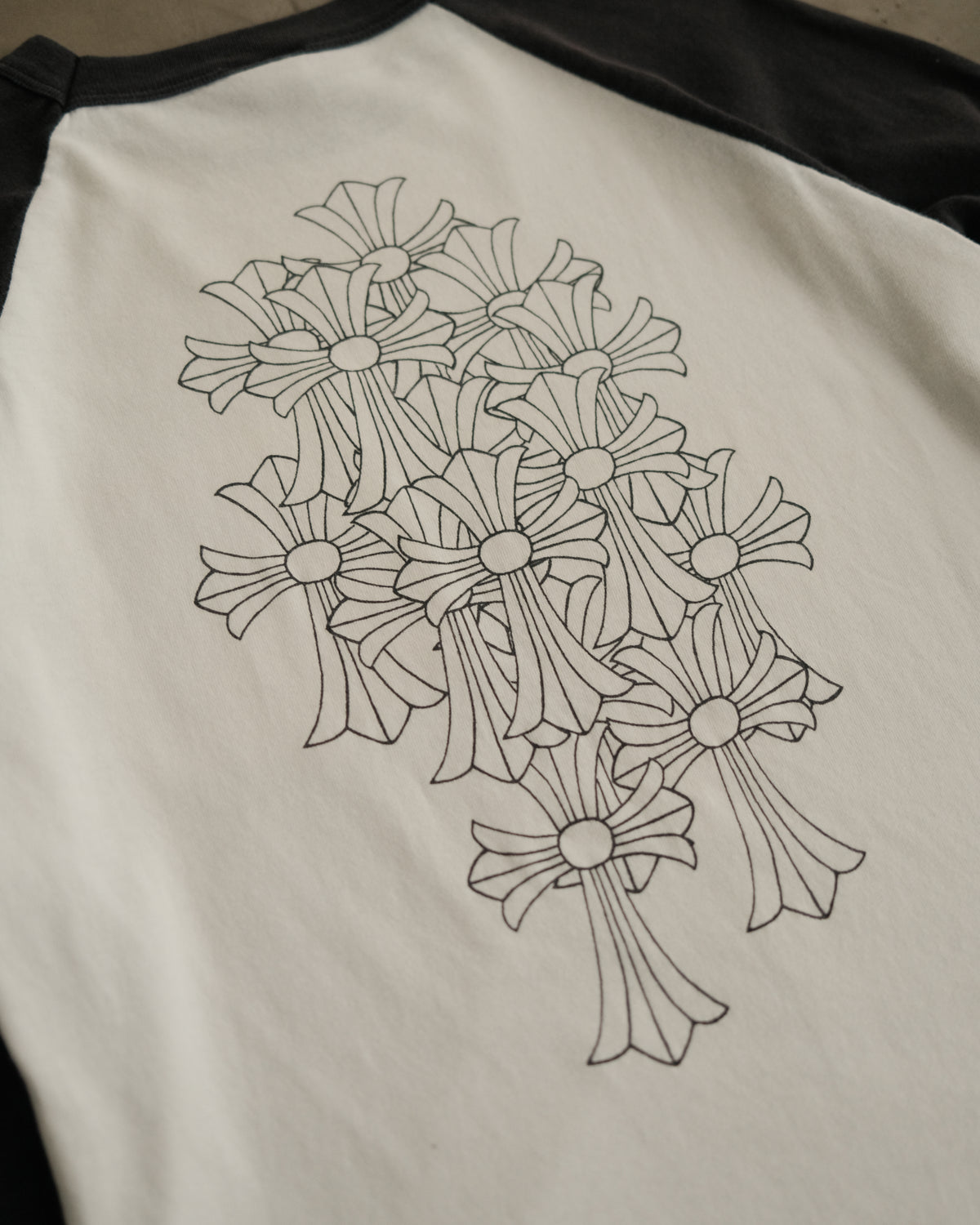 Vintage CHROME HEARTS Multi Cross Raglan