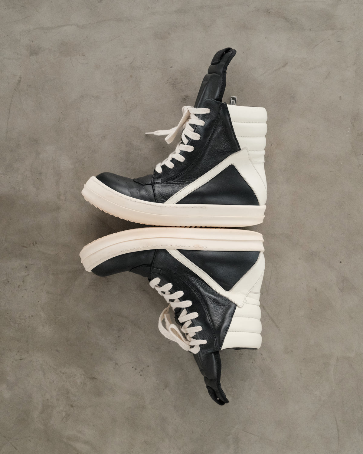 SS15 RICKOWENS Geobasket Sneaker