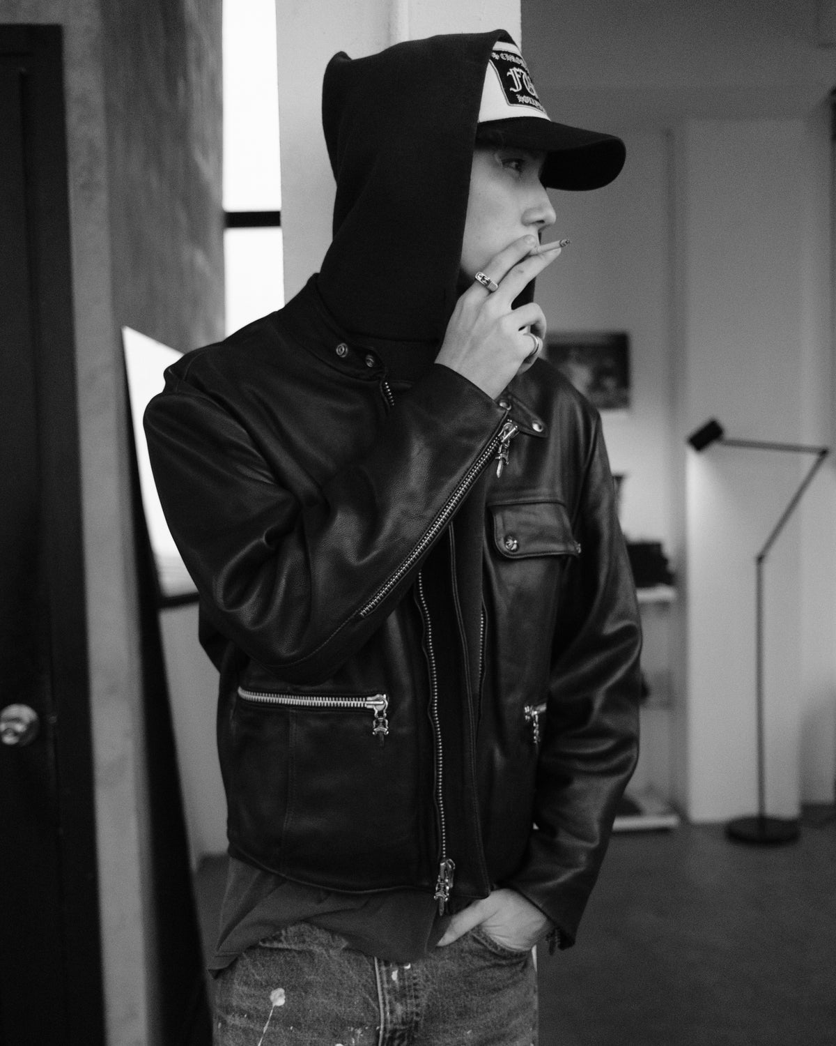 Chrome Hearts 1993 Biker Leather Jacket 1of1 ⚔️