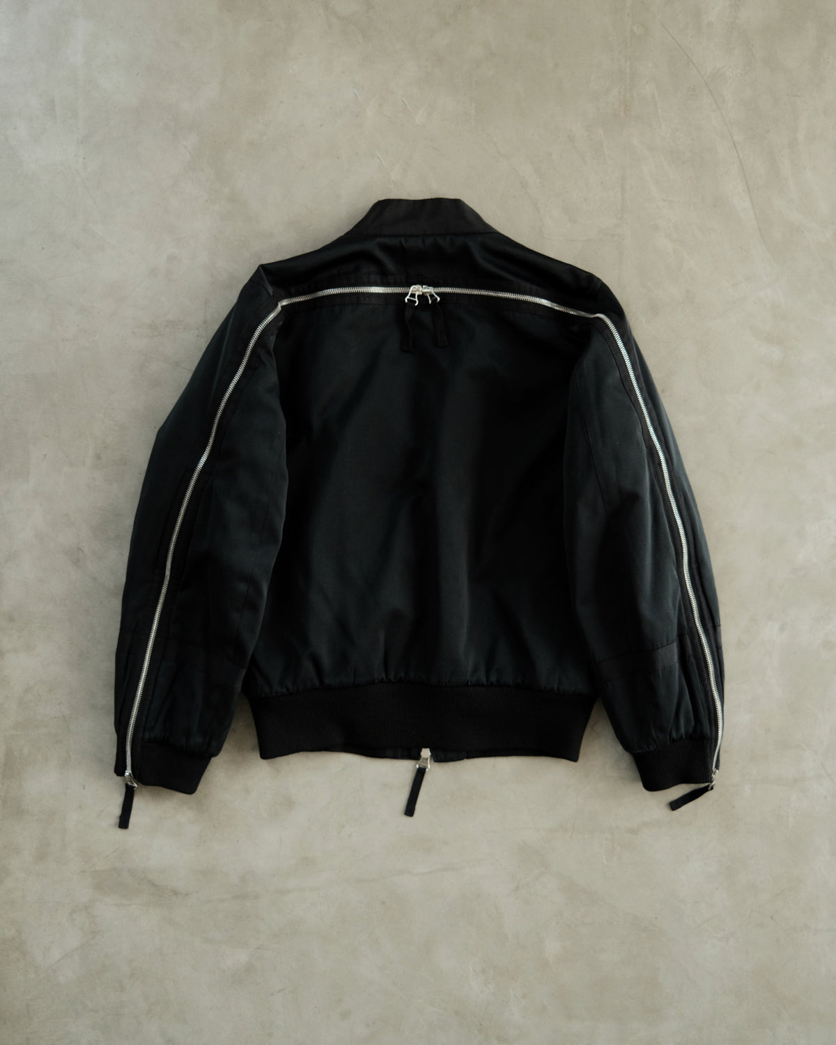 FW14 DRIES VAN NOTEN Back Zip Bomber.