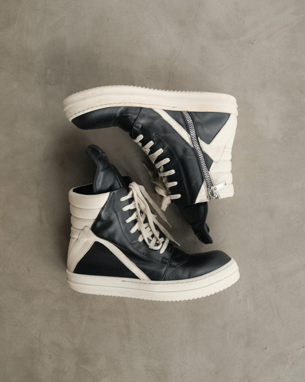 RICK OWENS SS23 Geobaskets Sneakers